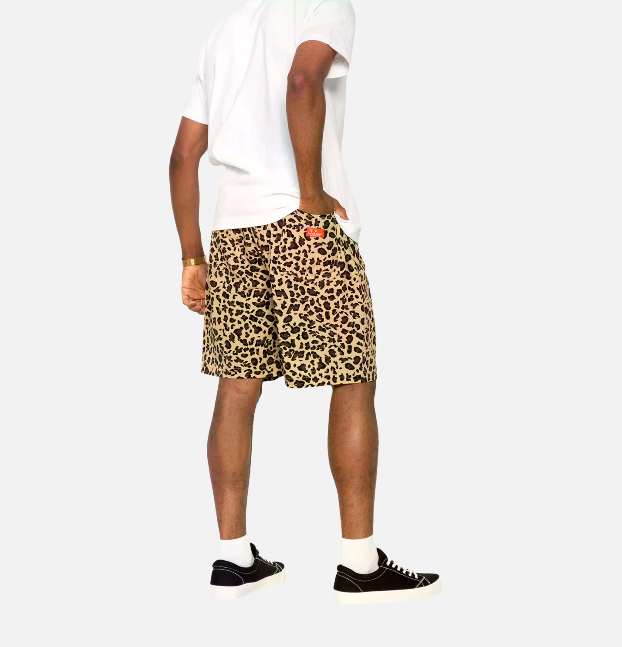 Cookman Chef Short Light Leopard