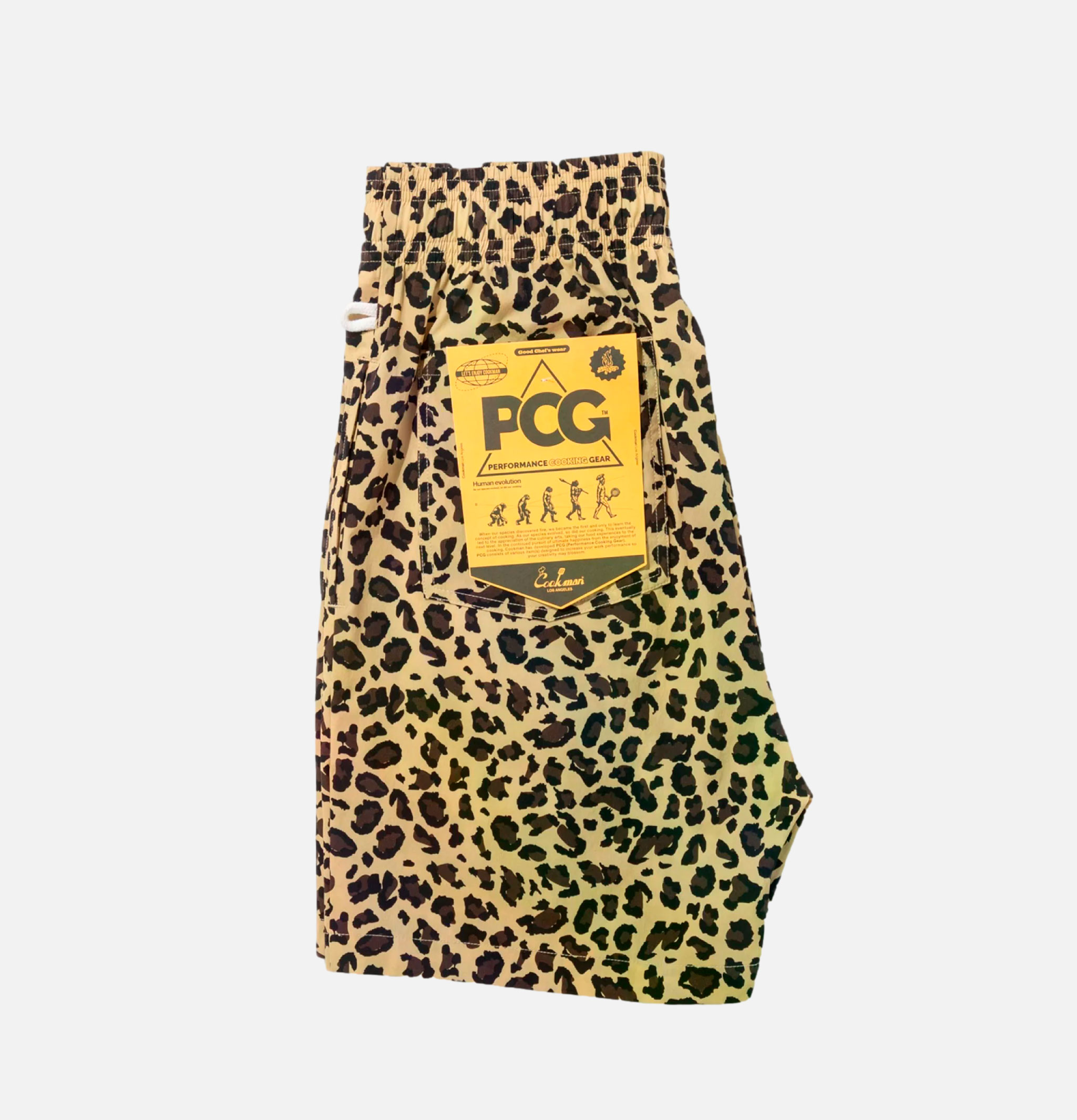 Cookman Chef Short Light Leopard
