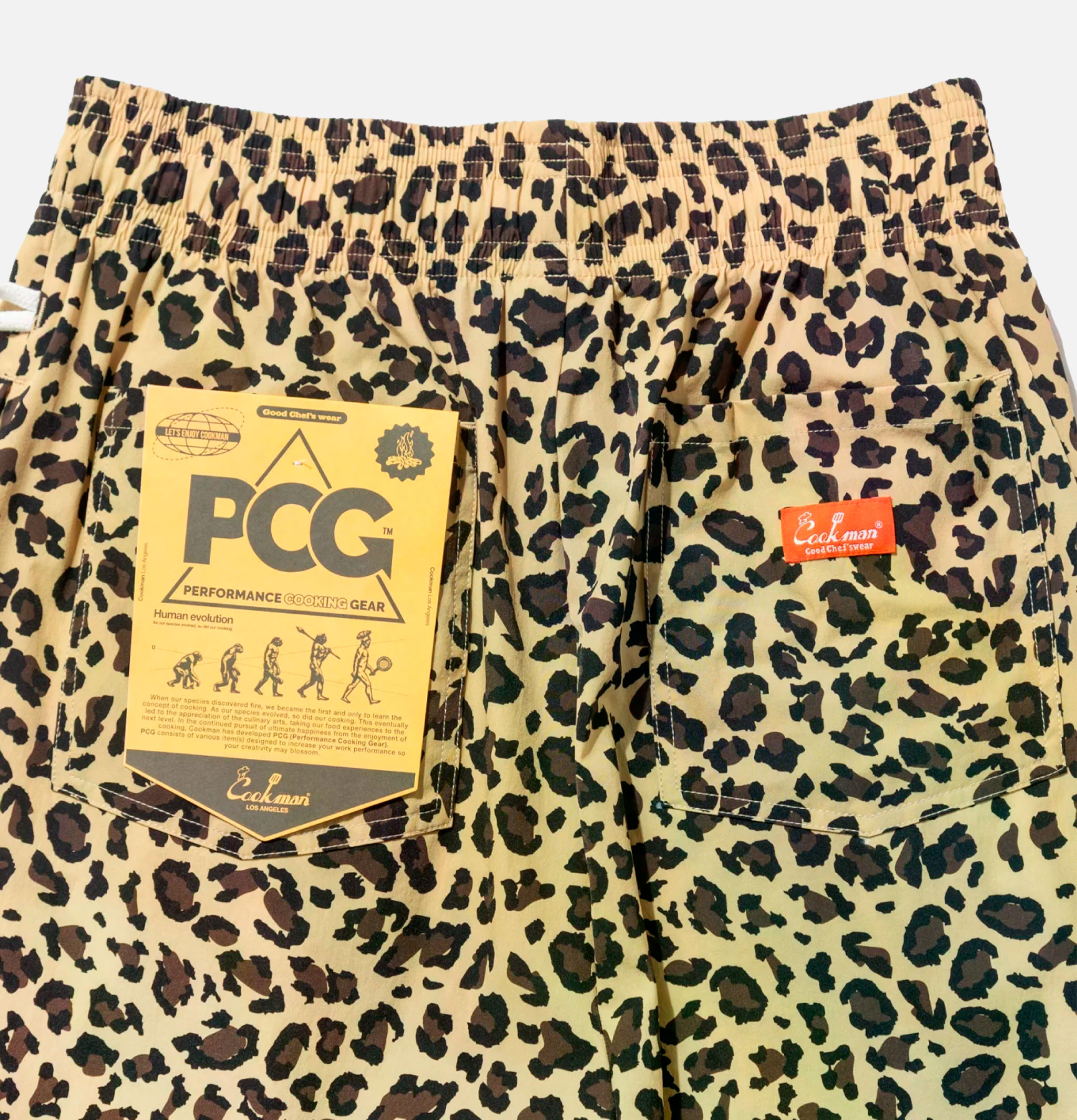 Cookman Chef Short Light Leopard