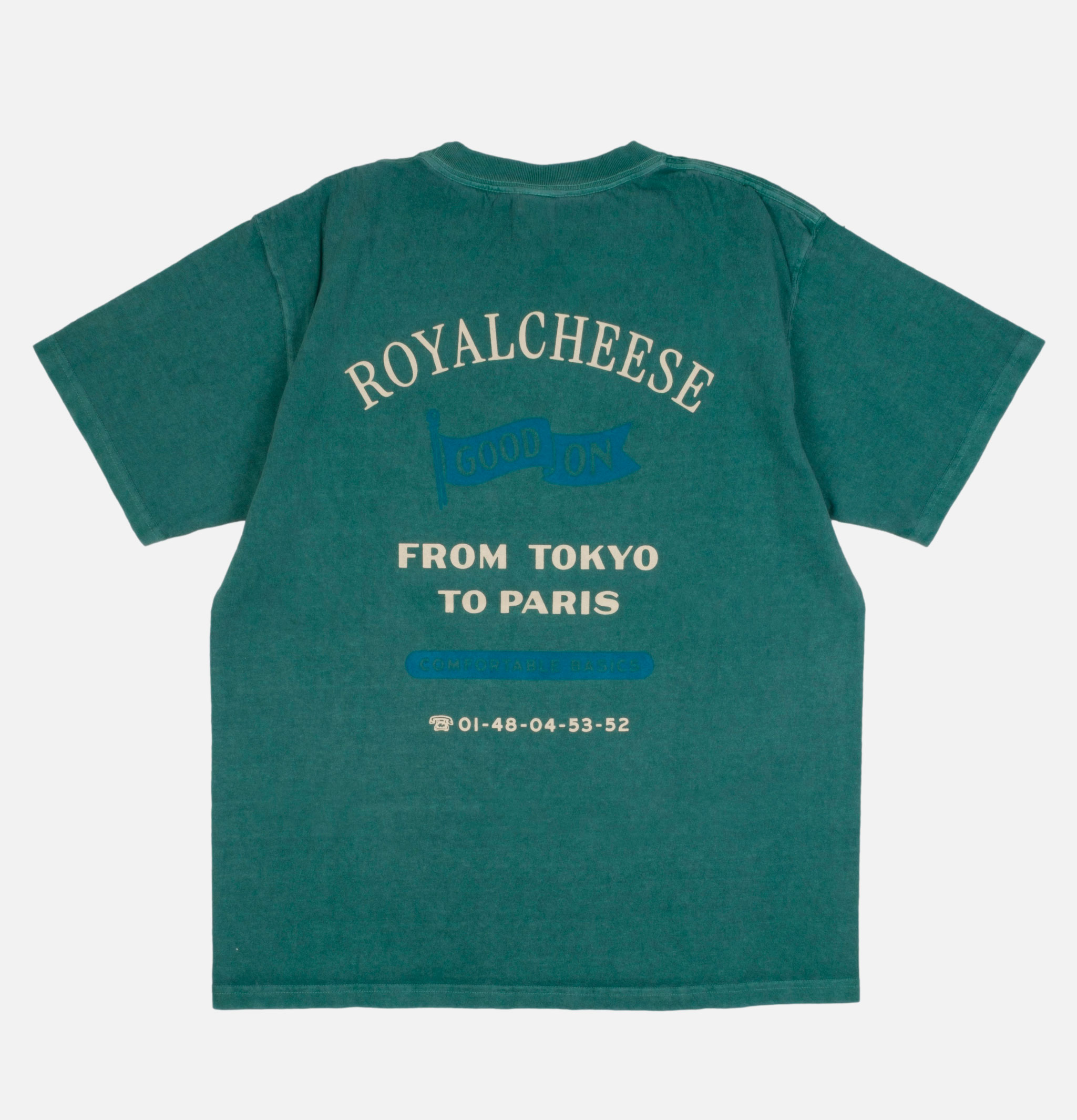 Good On S/s Crew Tee Royalcheese Smoke