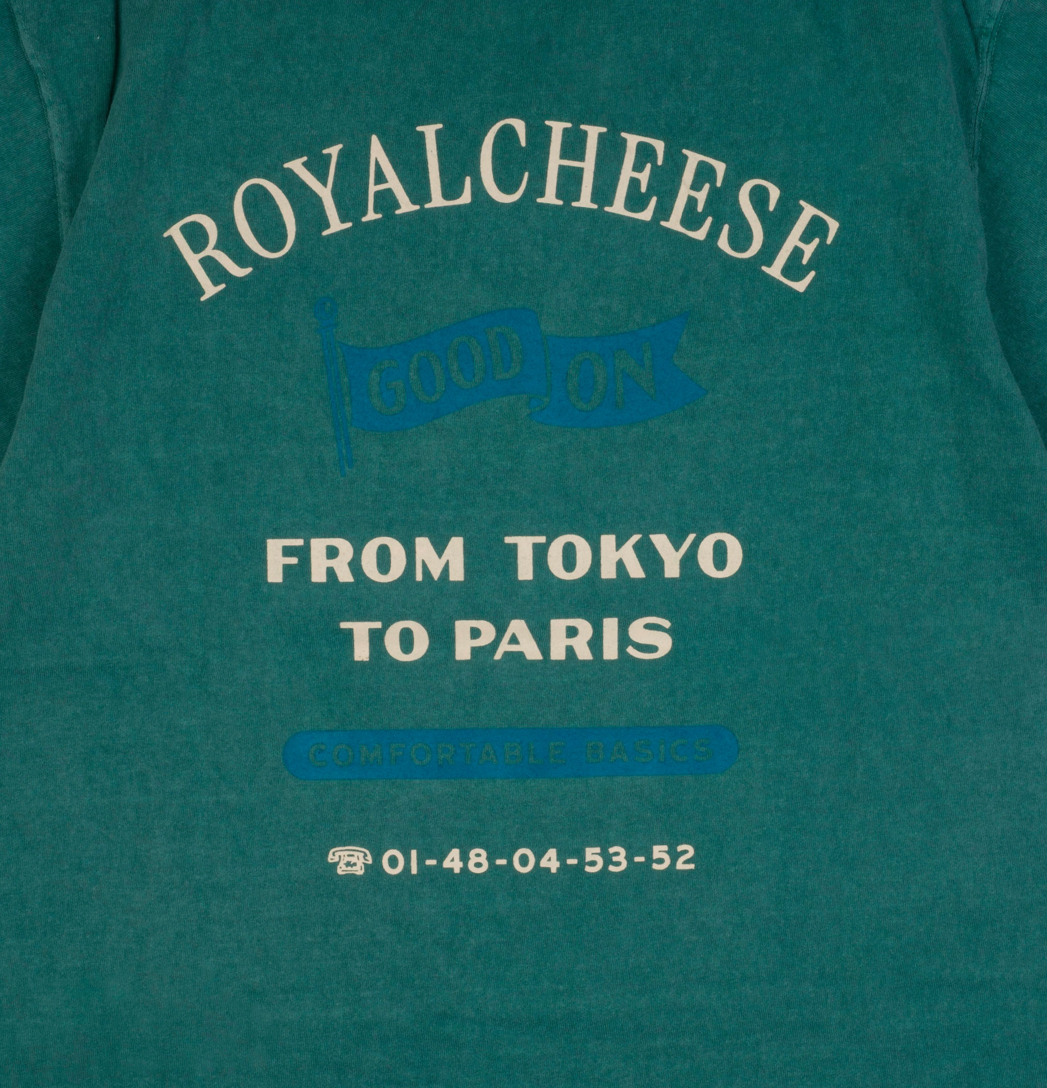 Good On S/s Crew Tee Royalcheese Smoke