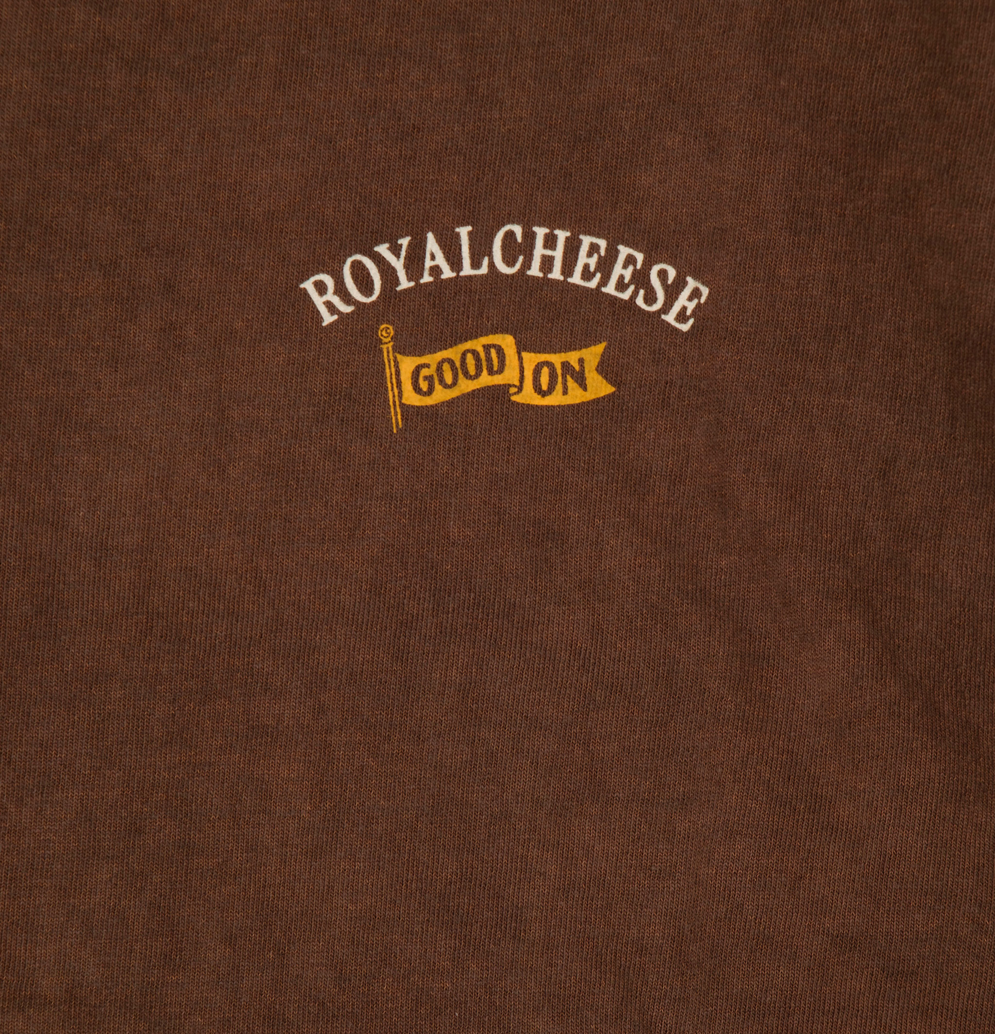 Good On S/s Crew Tee Royalcheese Brown