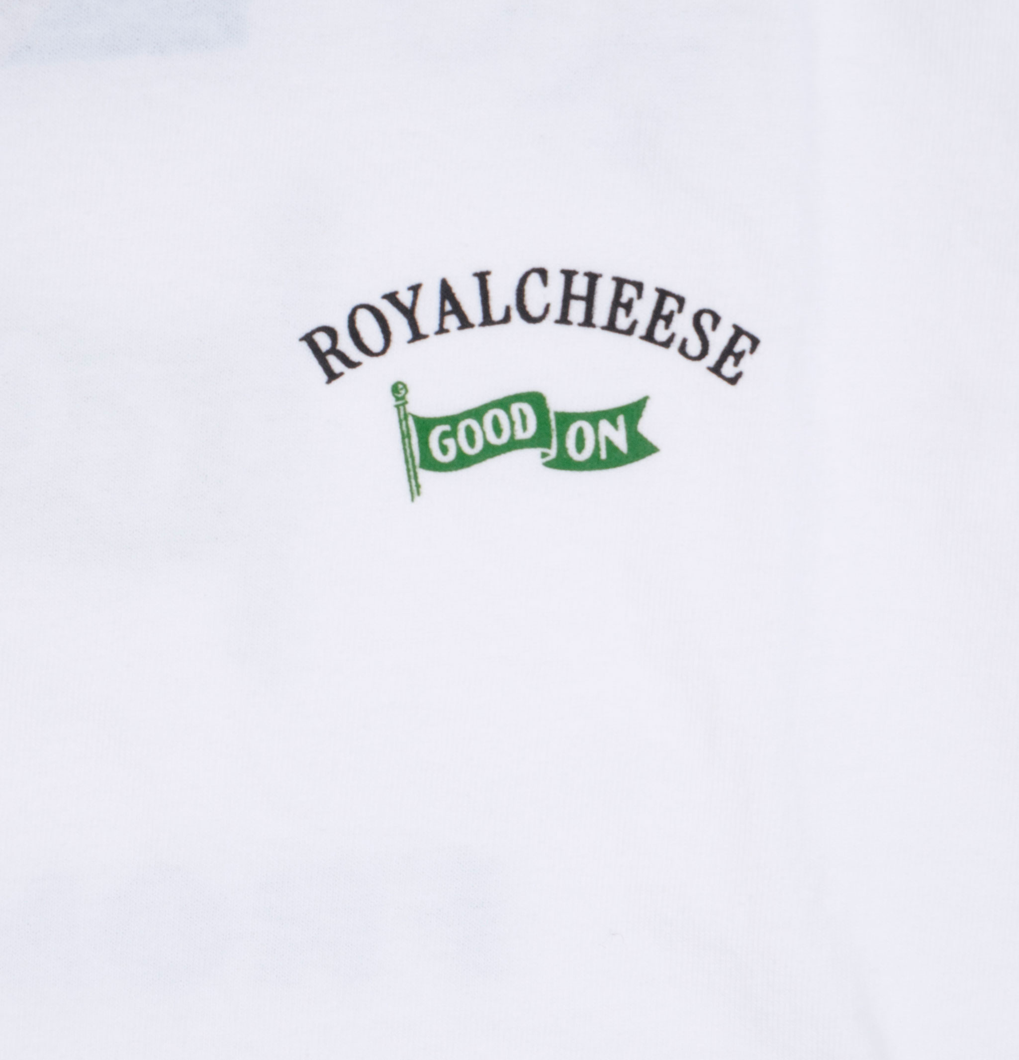 Good On S/s Crew Tee Royalcheese White