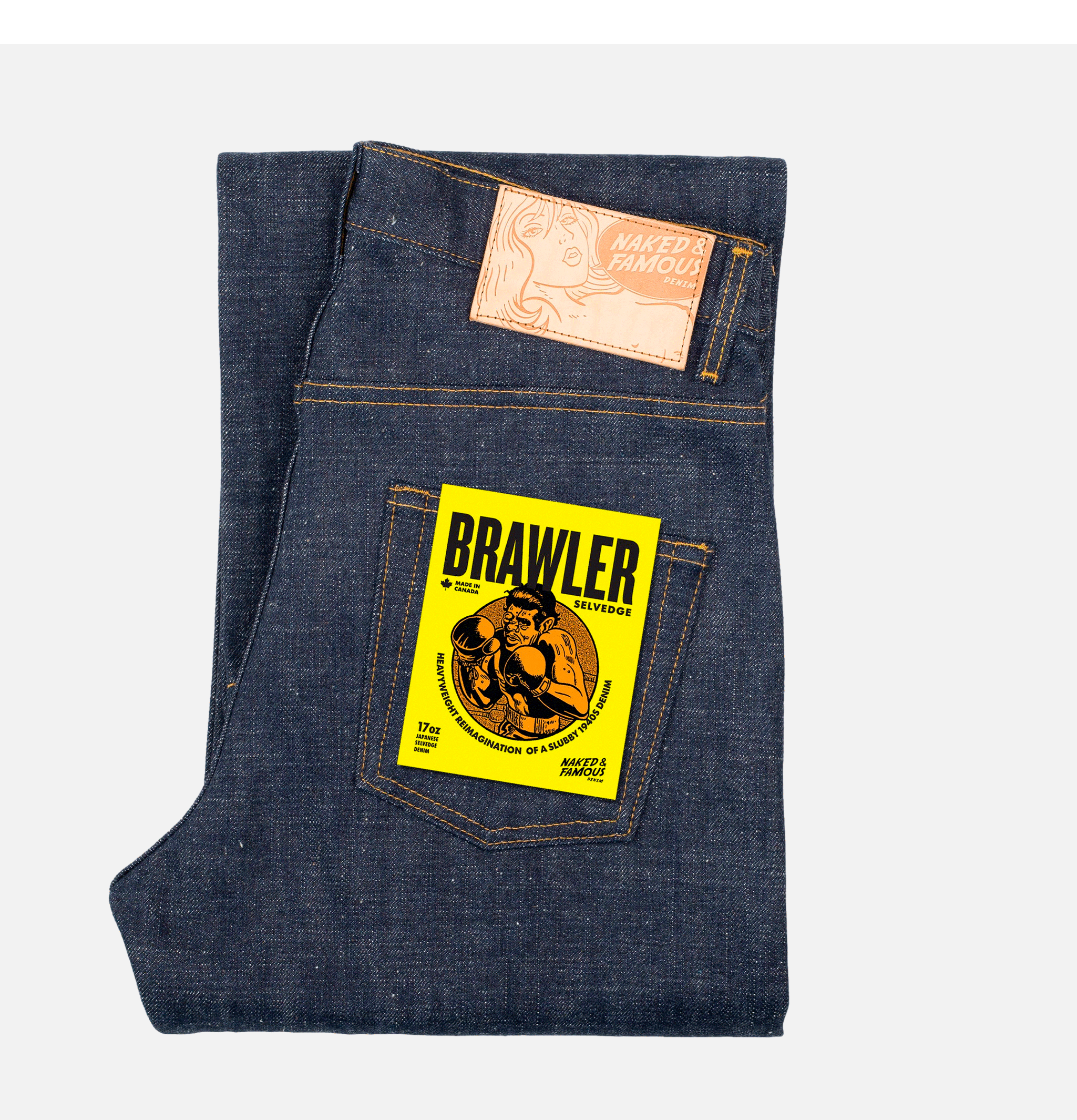 Naked & Famous Strong Guy Brawler Selvedge