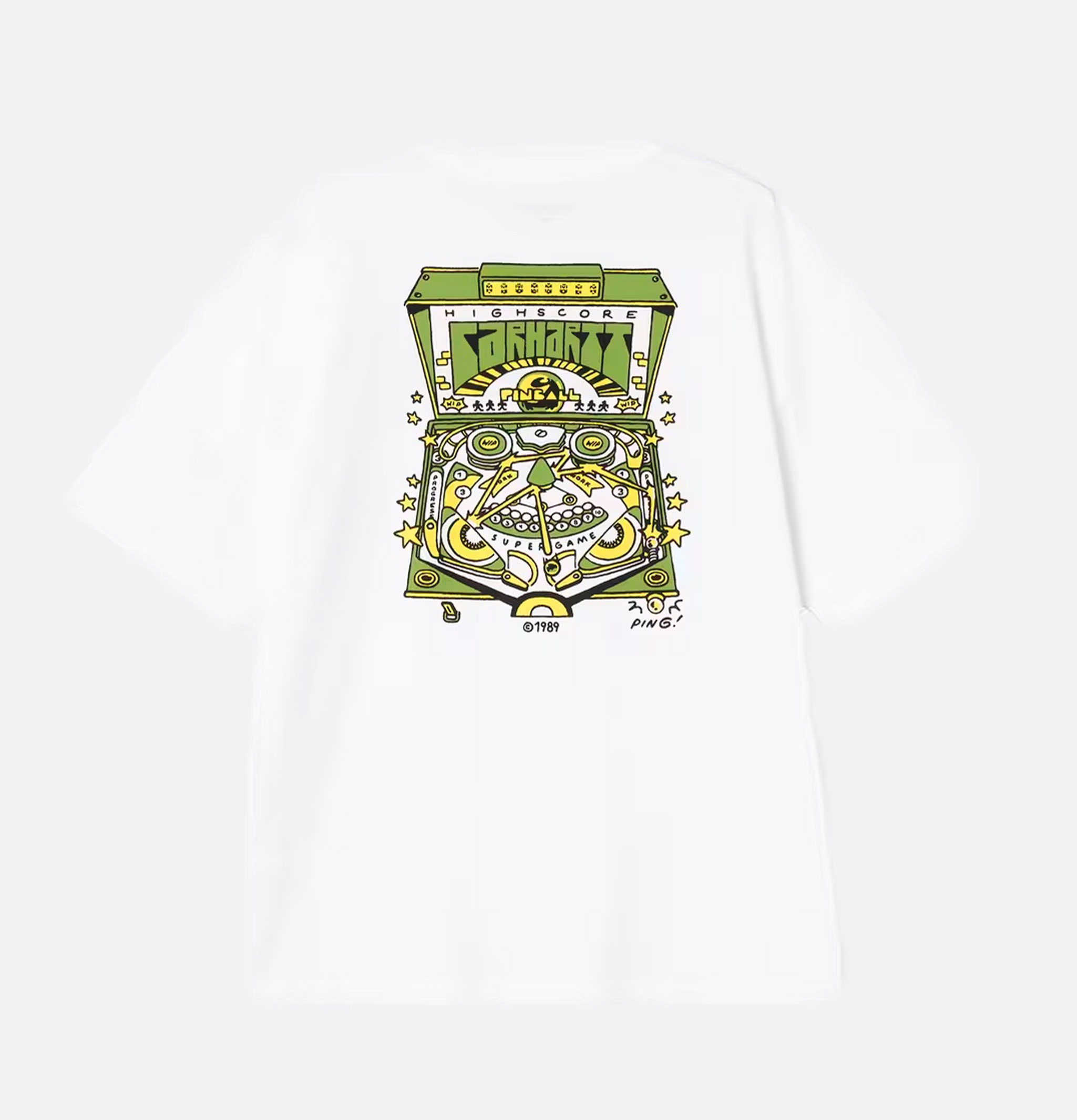 CARHARTT WIP Pinball Tee White