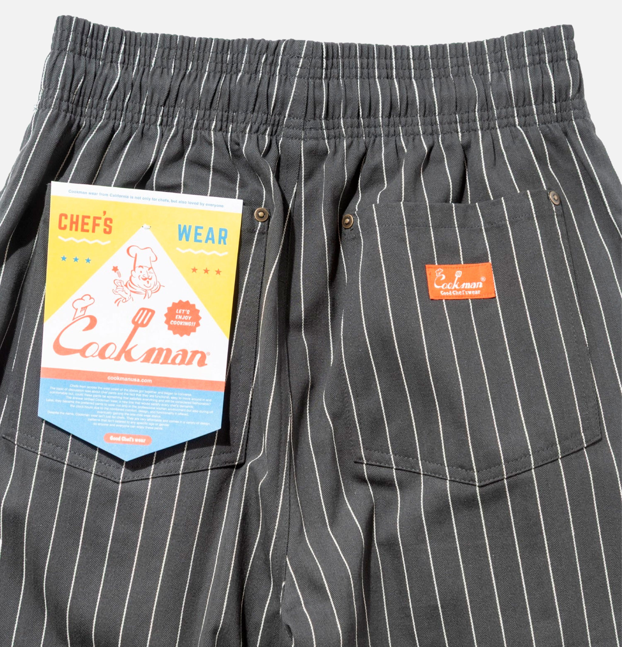 Cookman Short Front Pocket Charcoal