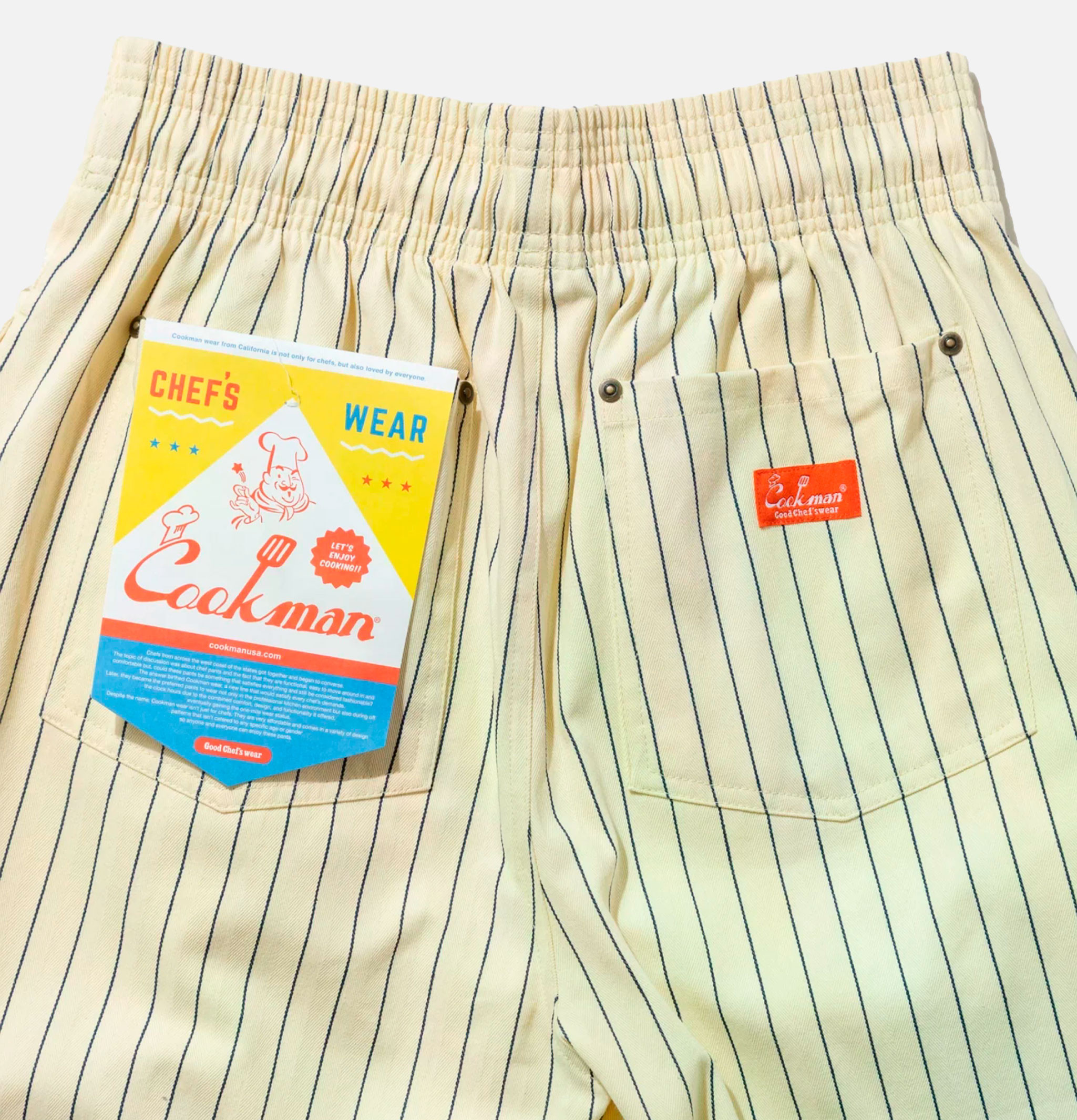 Cookman | Short Front Pocket Cream | Royalcheese Paris