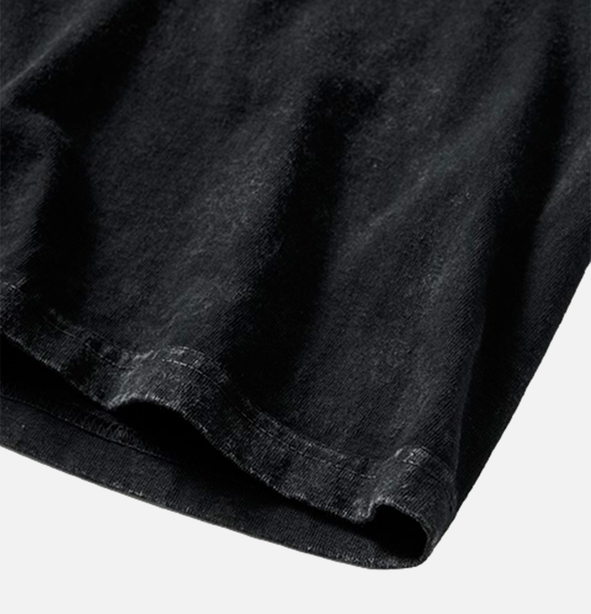 Good On Vintage Dye Crew Tee Black