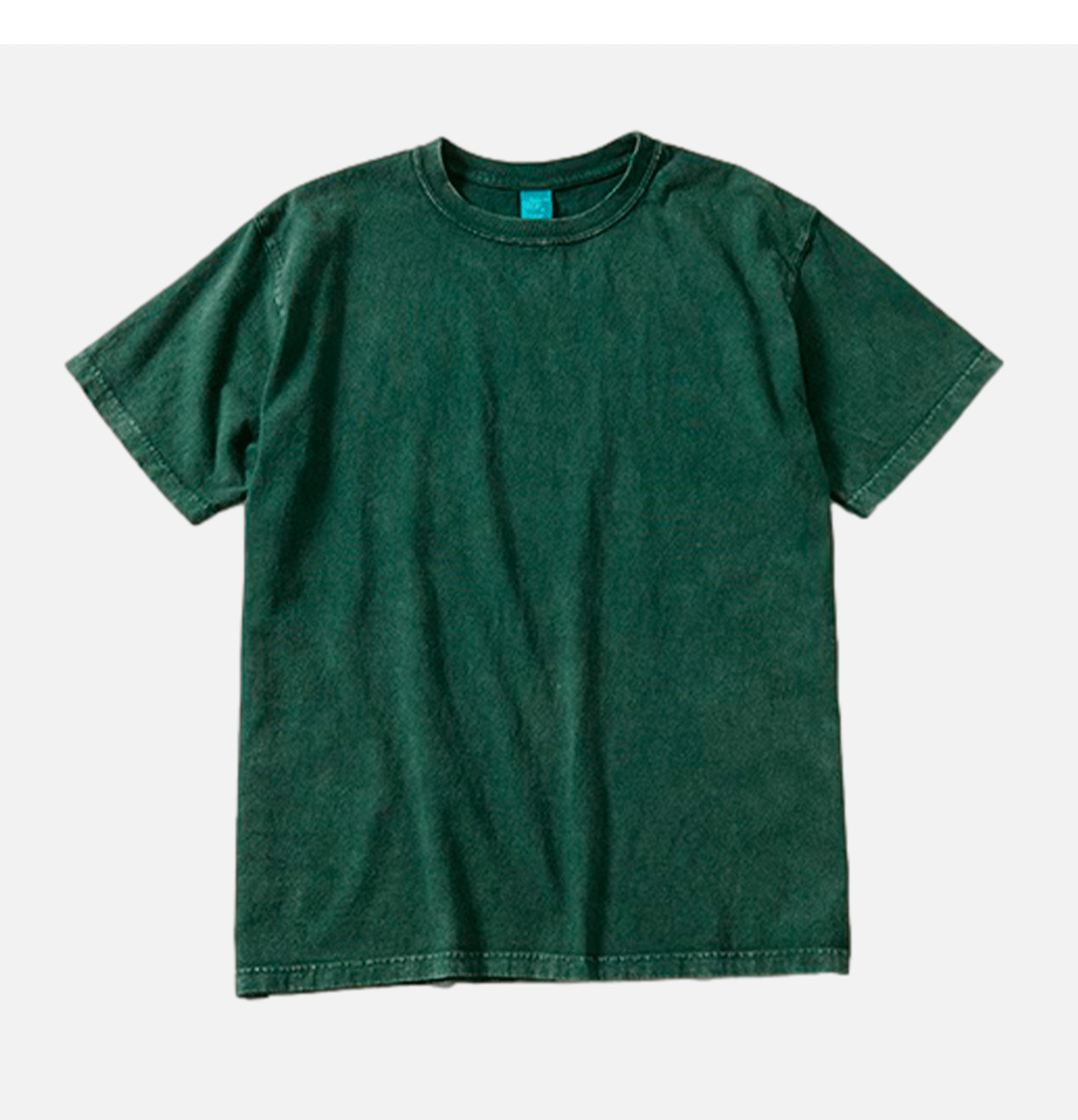Good On Vintage Dye Crew Tee Dark Green