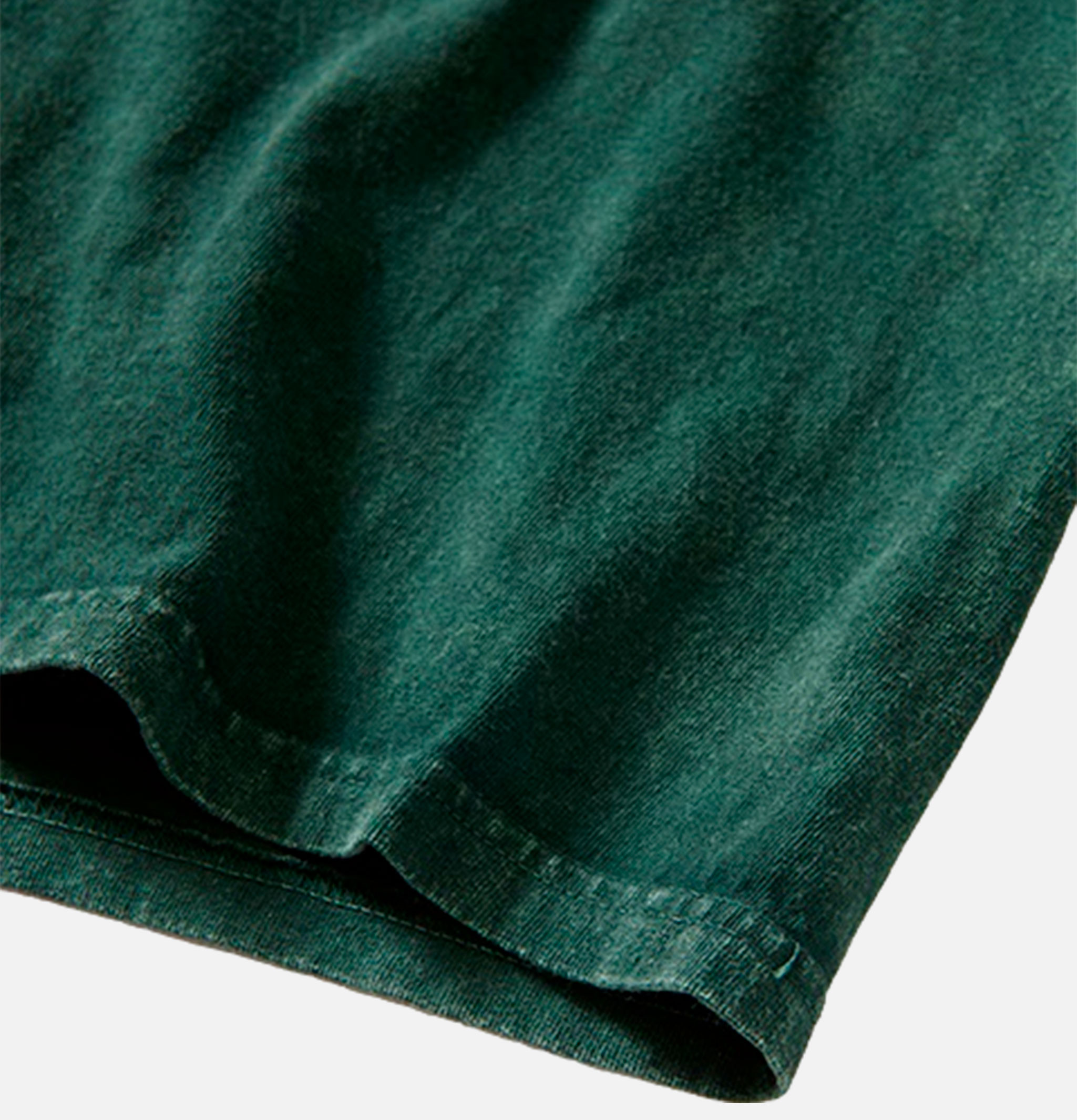 Good On Vintage Dye Crew Tee Dark Green