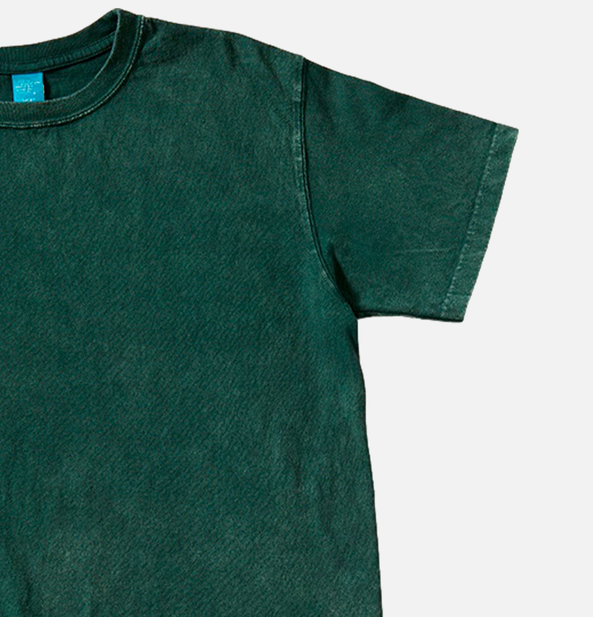 Good On Vintage Dye Crew Tee Dark Green