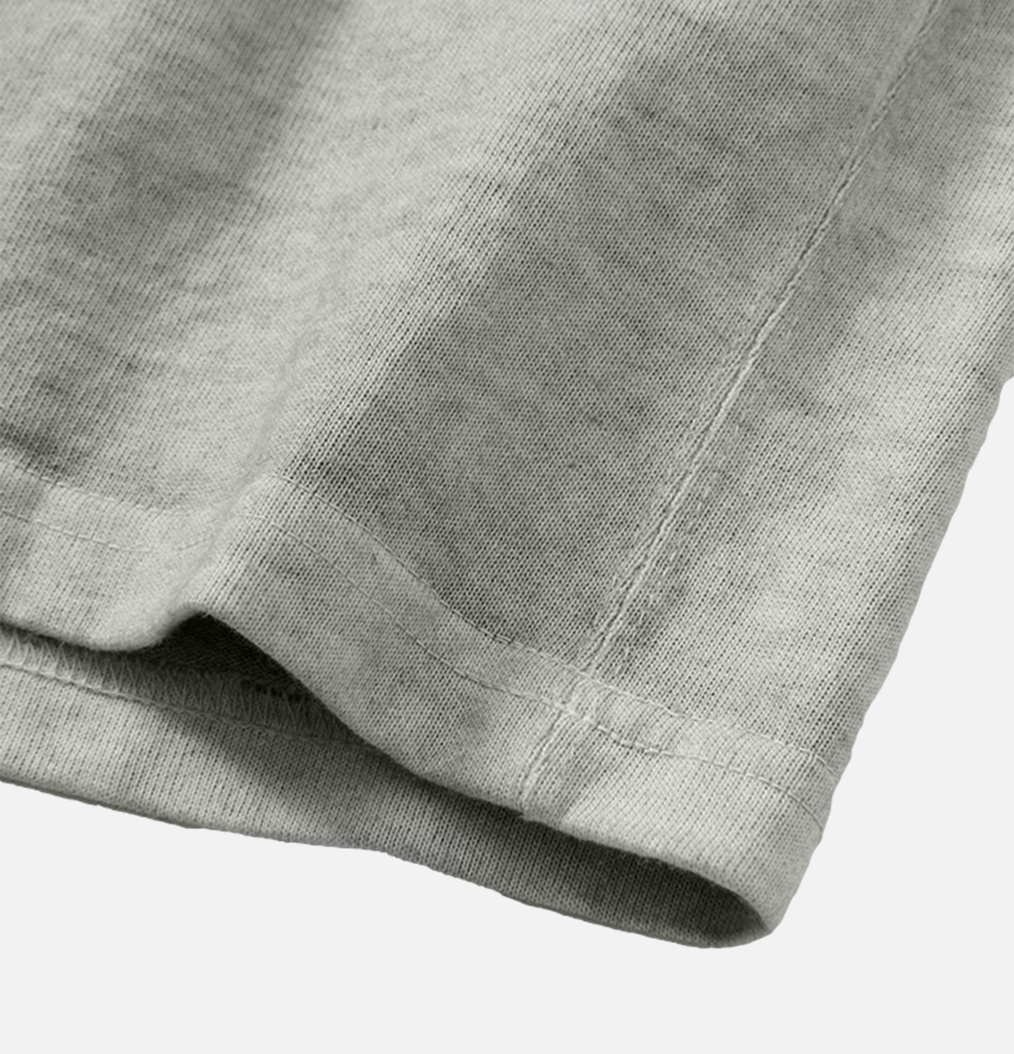 Good On Japan Heavy Crew Tee Ash Grey