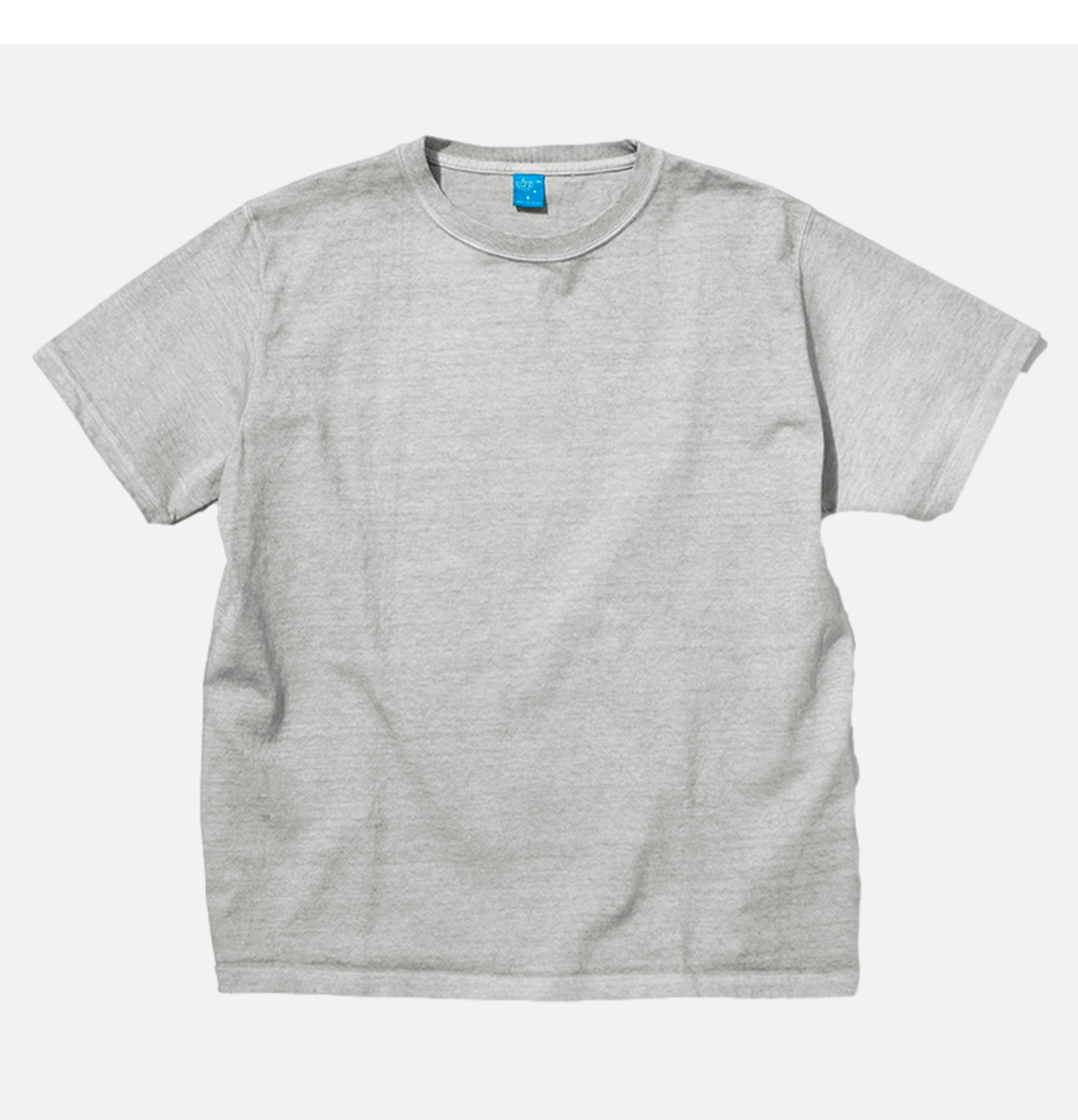 Good On Japan Heavy Crew Tee Ash Grey