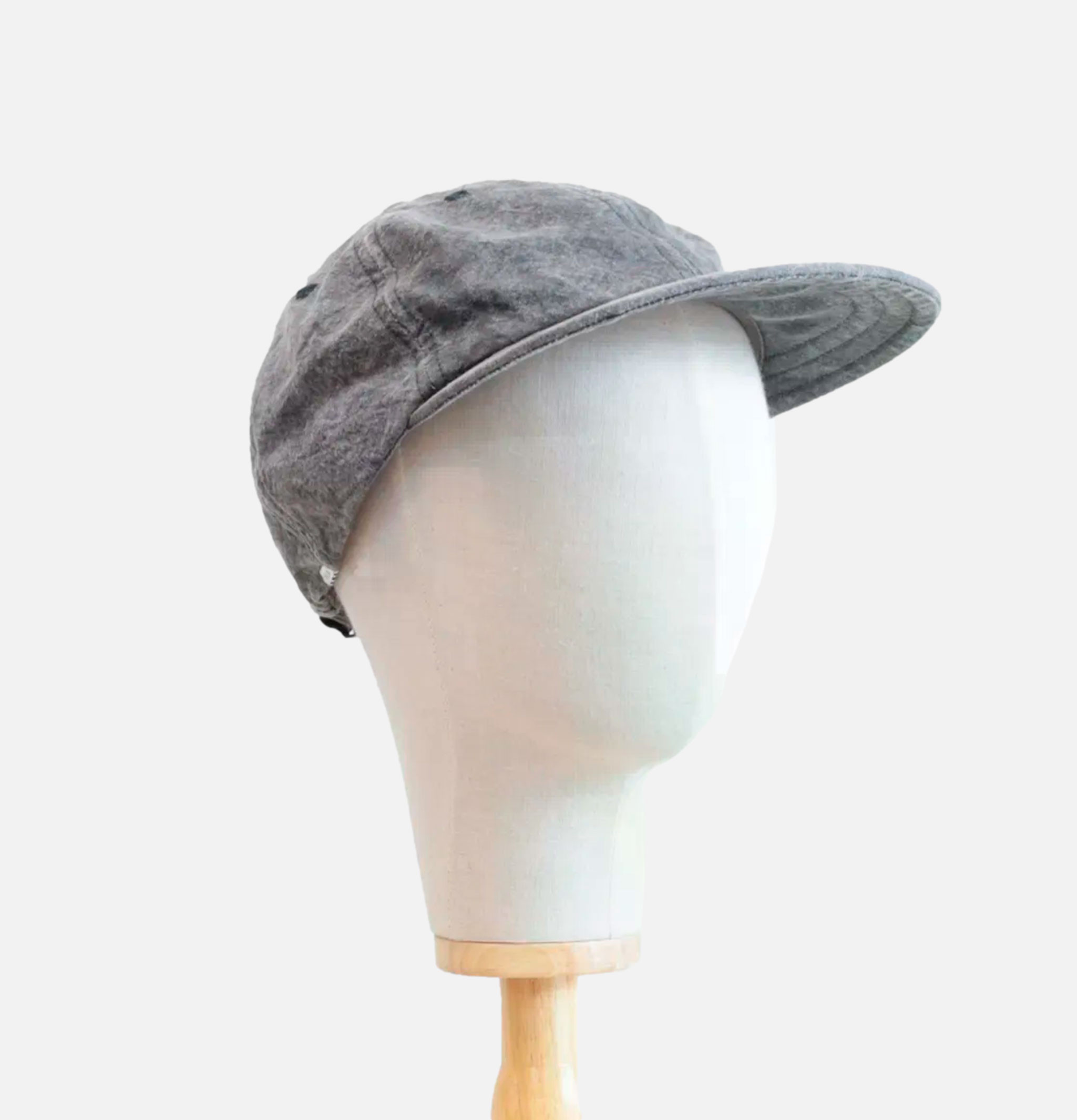 Decho Dye Canvas 6 Panel Cap Sumi Black