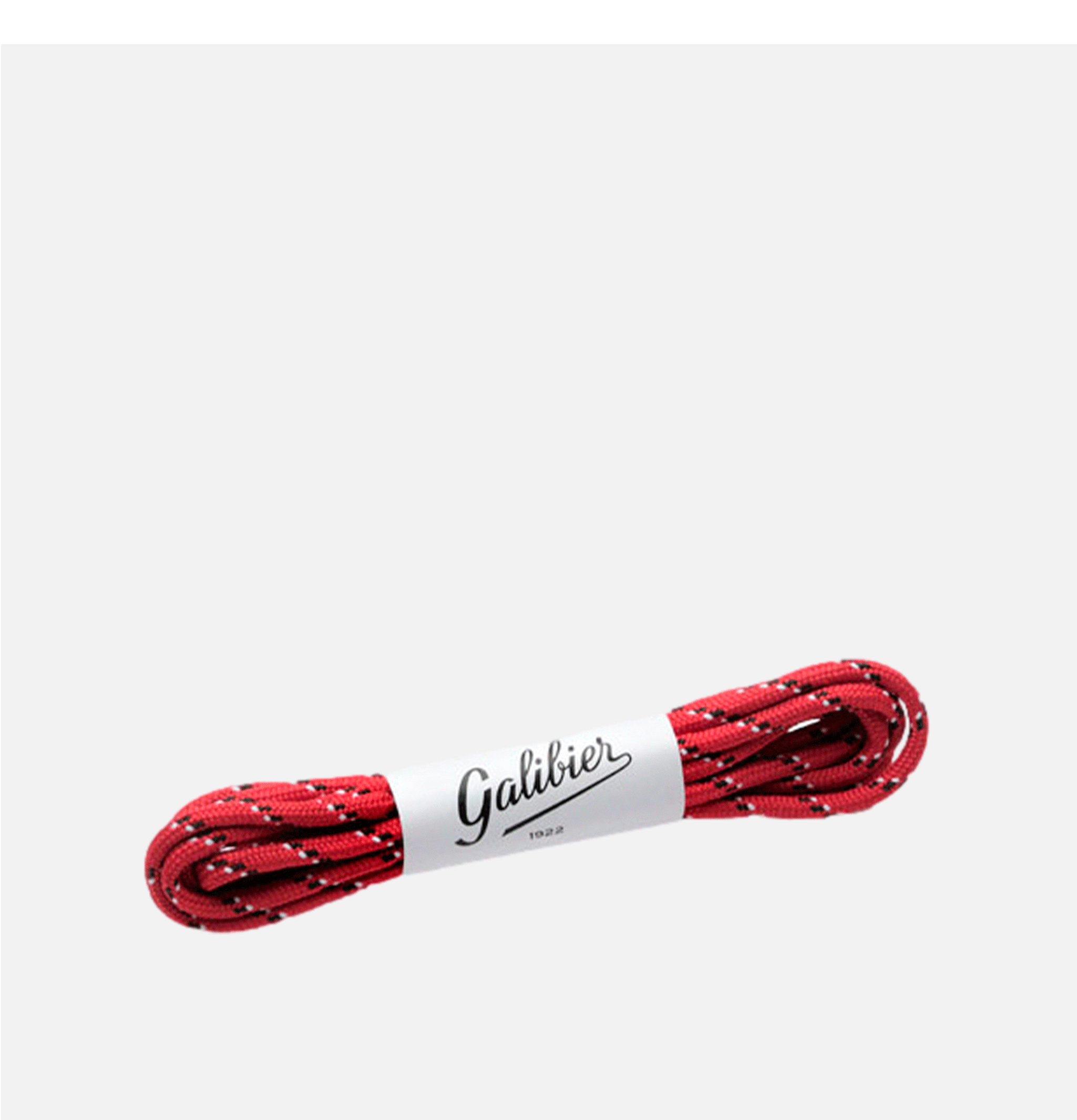 Lacet Rond Galibier 130 cm Rouge