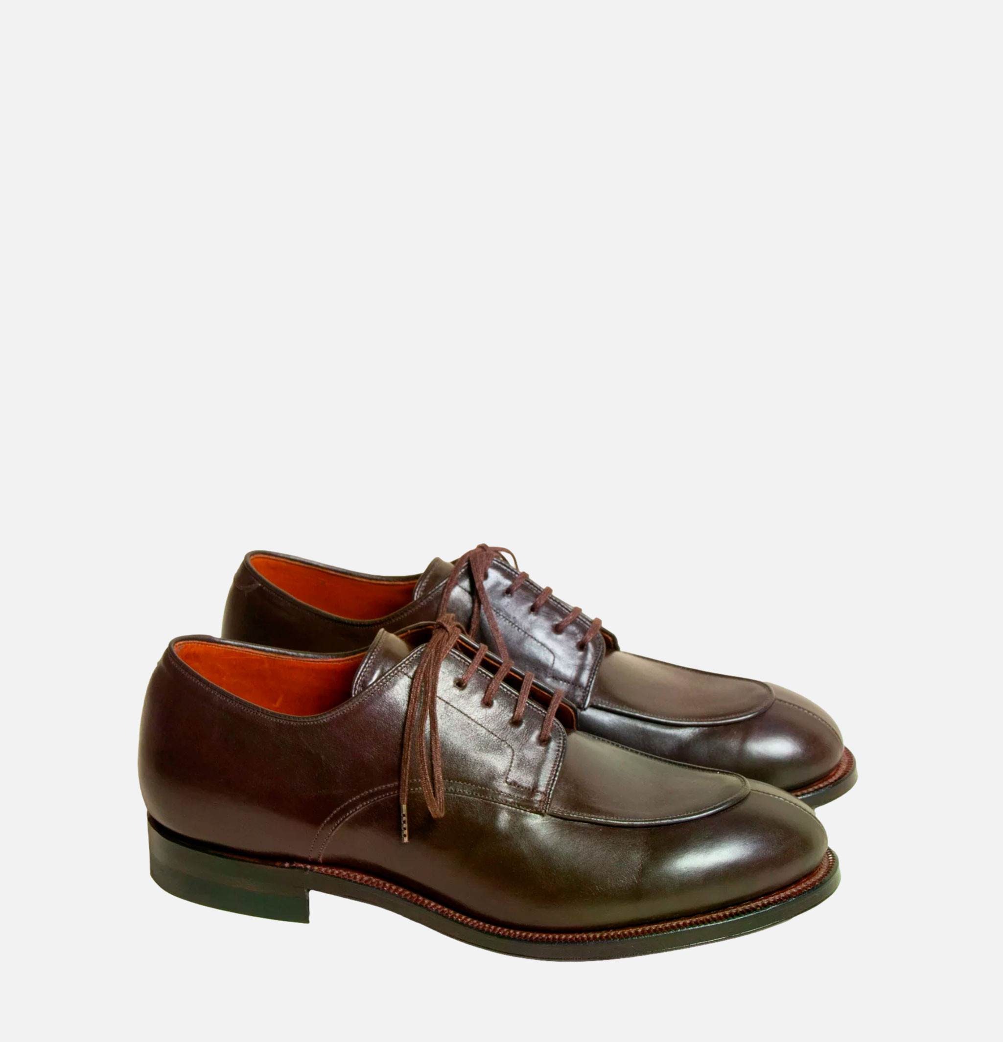 Derbies Viberg Savoy Cuir Ebony Kangaroo
