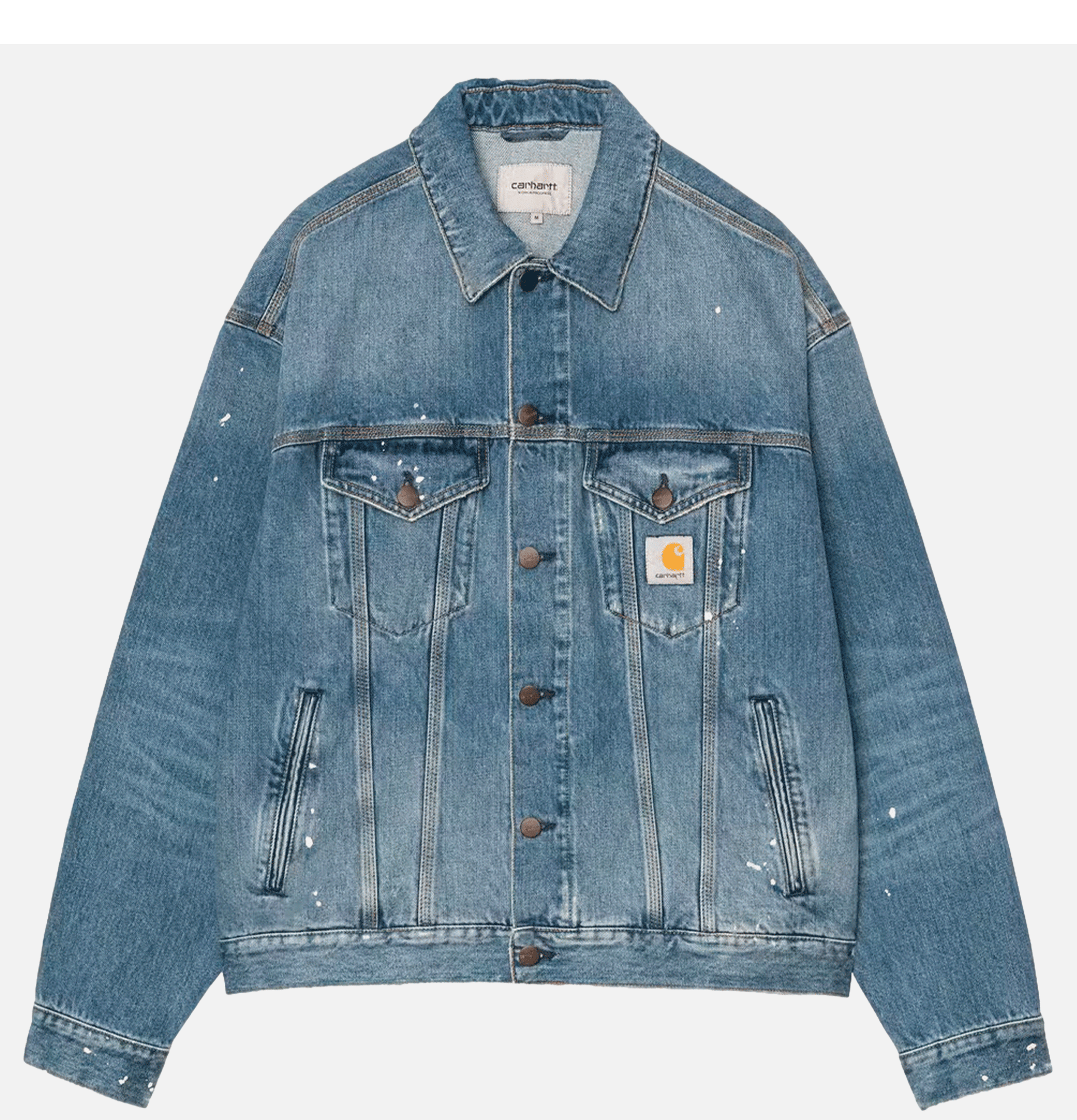 CARHARTT WIP Helston Jacket Blue Destroy