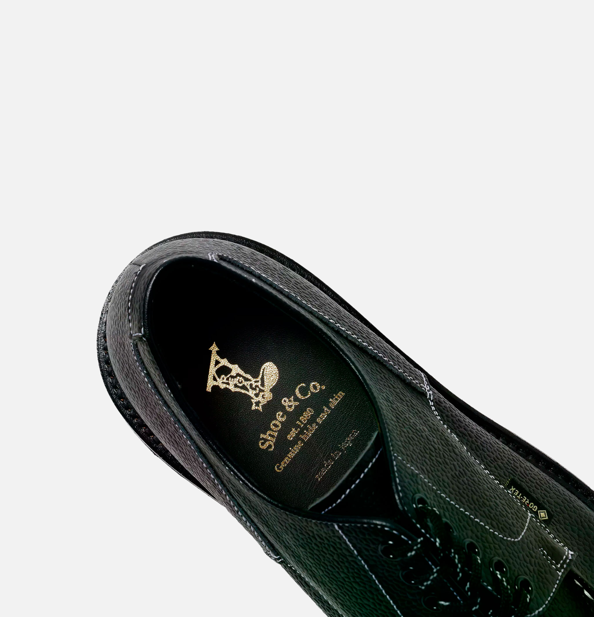 Regal Shoe & Co U-tip Black And White Gore-tex