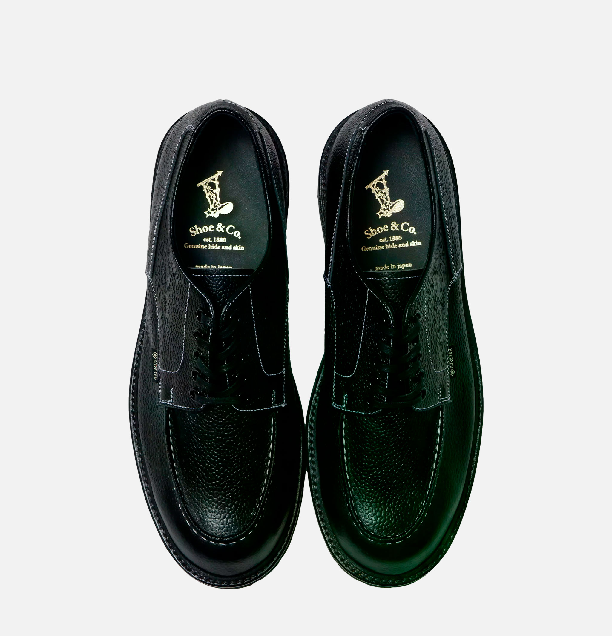 Regal Shoe & Co U-tip Black And White Gore-tex