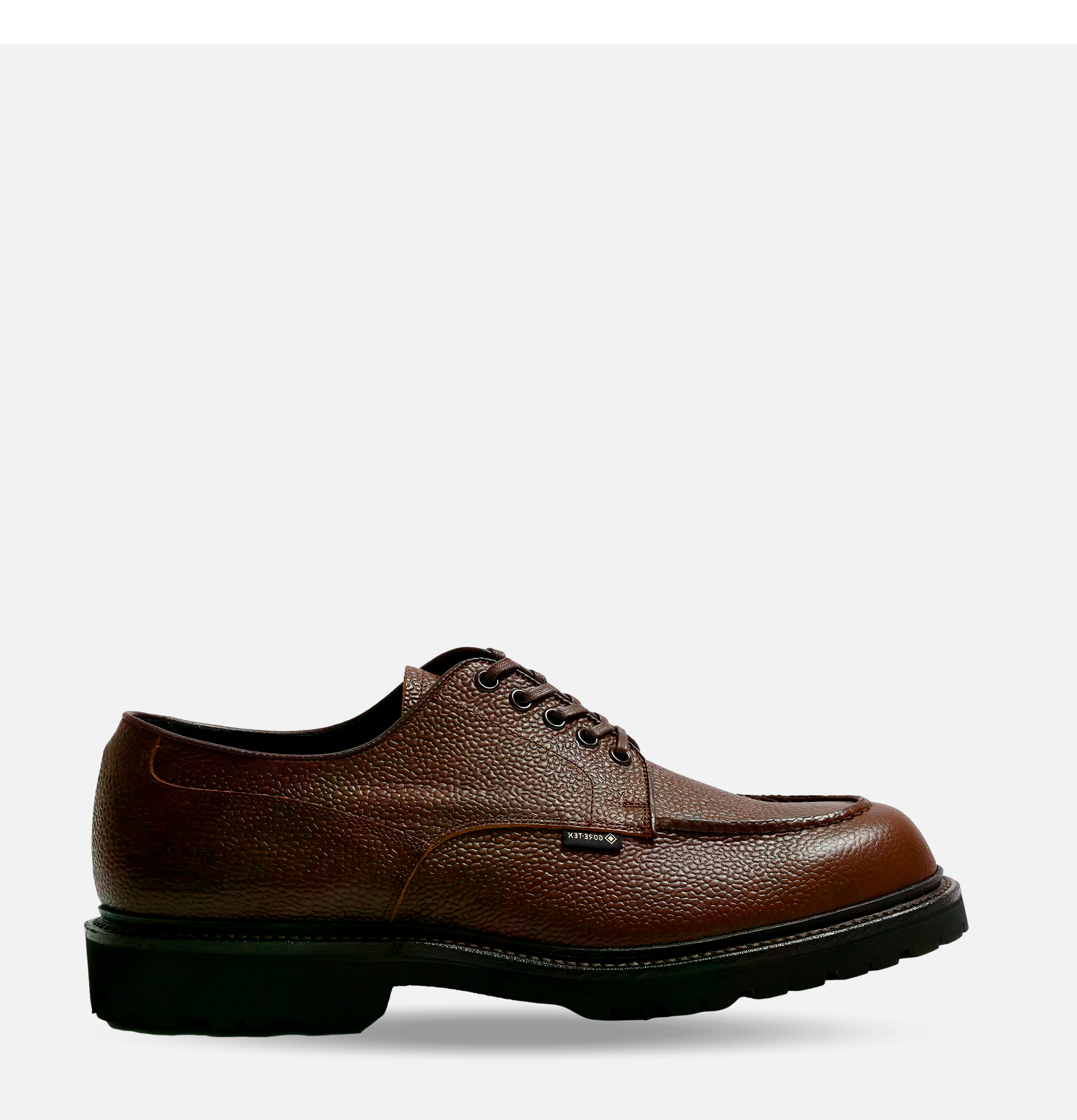 Regal Shoe & Co U Tip Gore Tex Embossed Dark Brown
