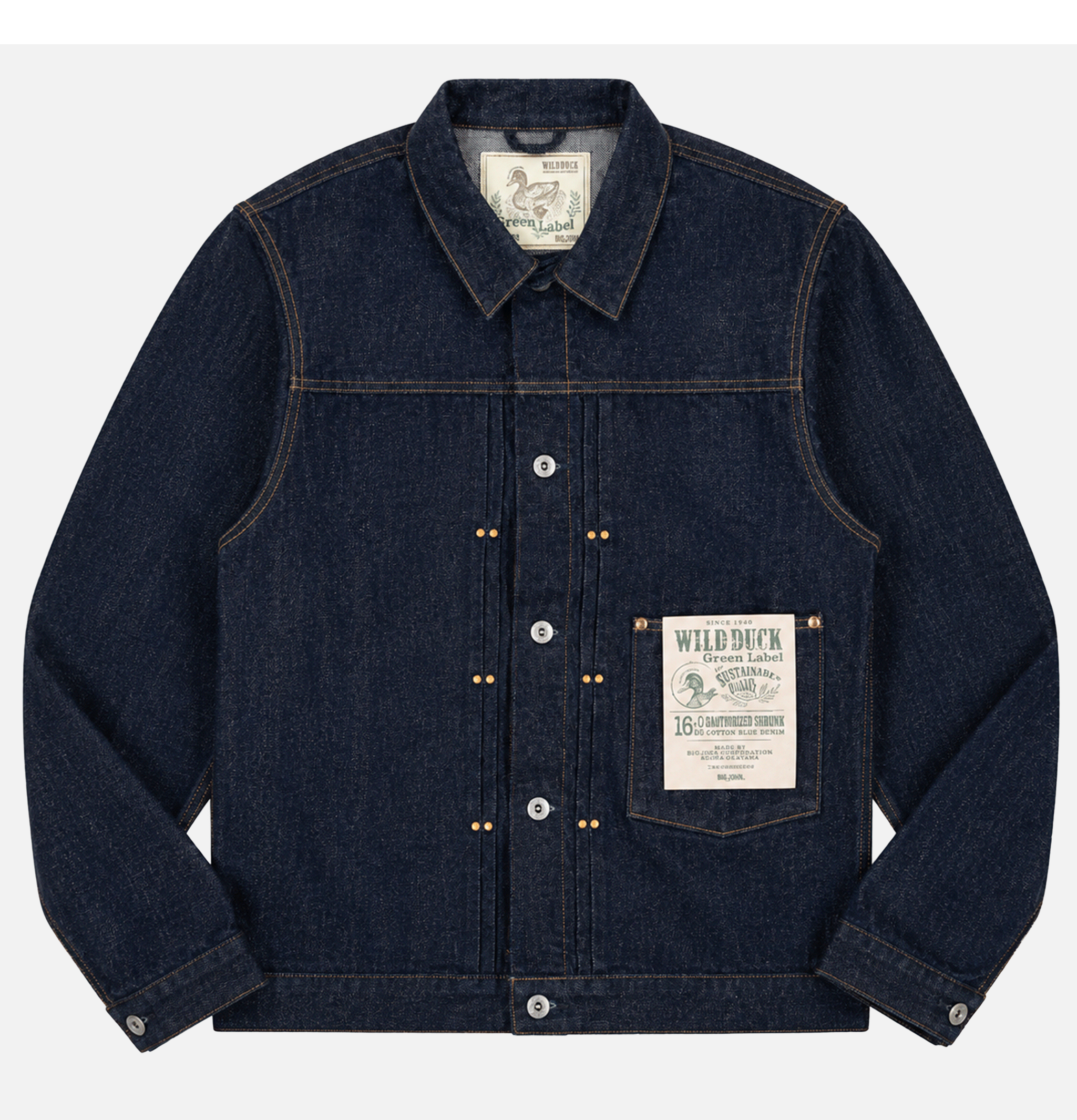 Veste Big John Wide Straight Indigo