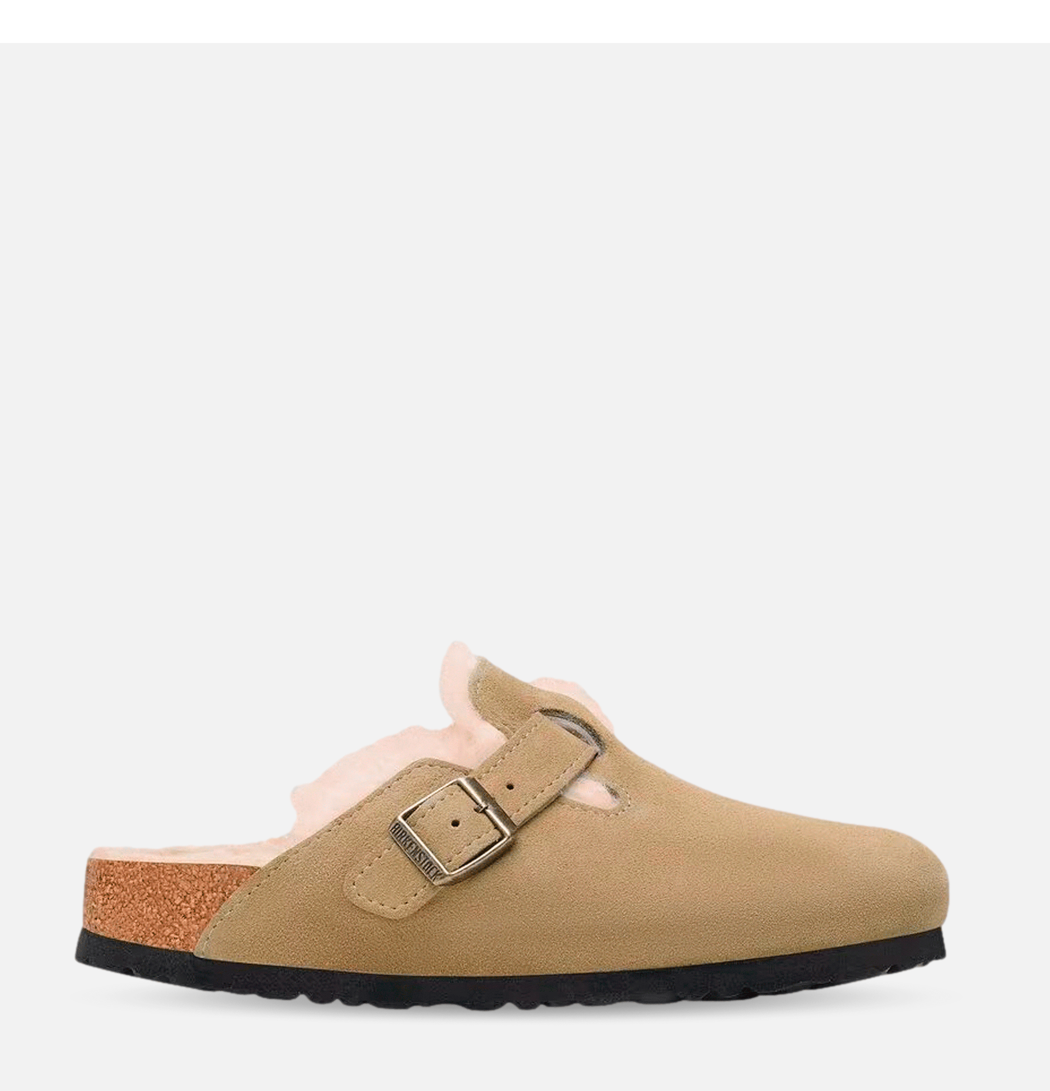 Birkenstock Boston Shearling Étroite  Narrow Taupe
