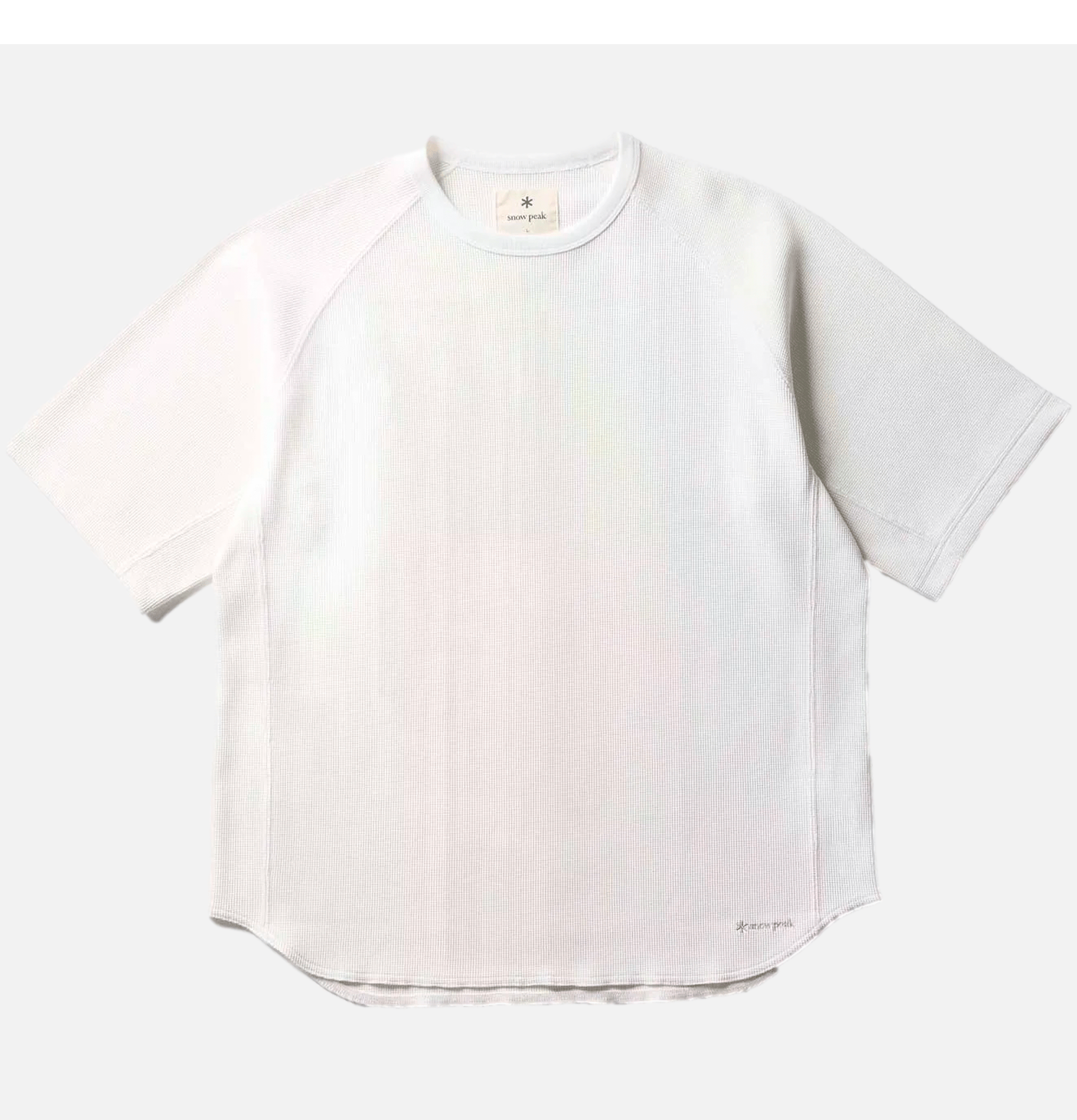 Snow Peak T-shirt Dry Waffle S/s Off White