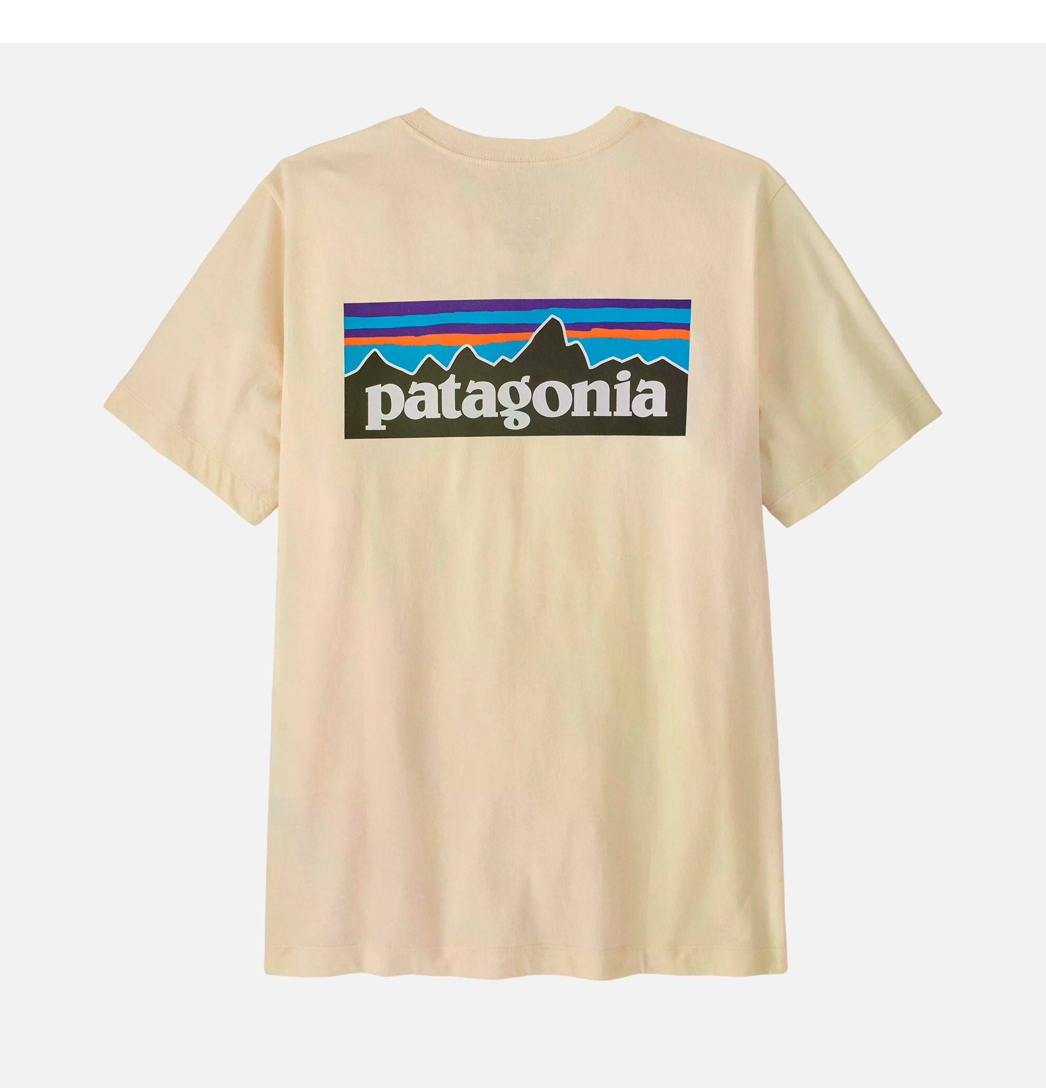 Patagonia M's P-6 Logo T-shirt Undyed Natural