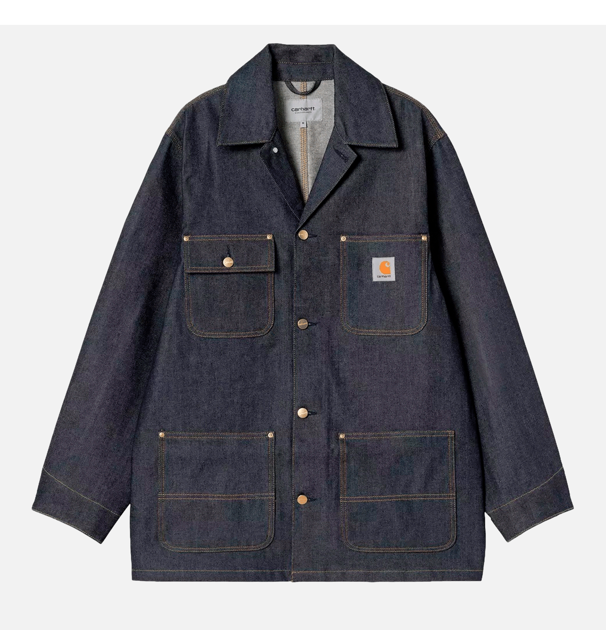 Carhartt WIP Aiden Chore Coat Blue Rigid