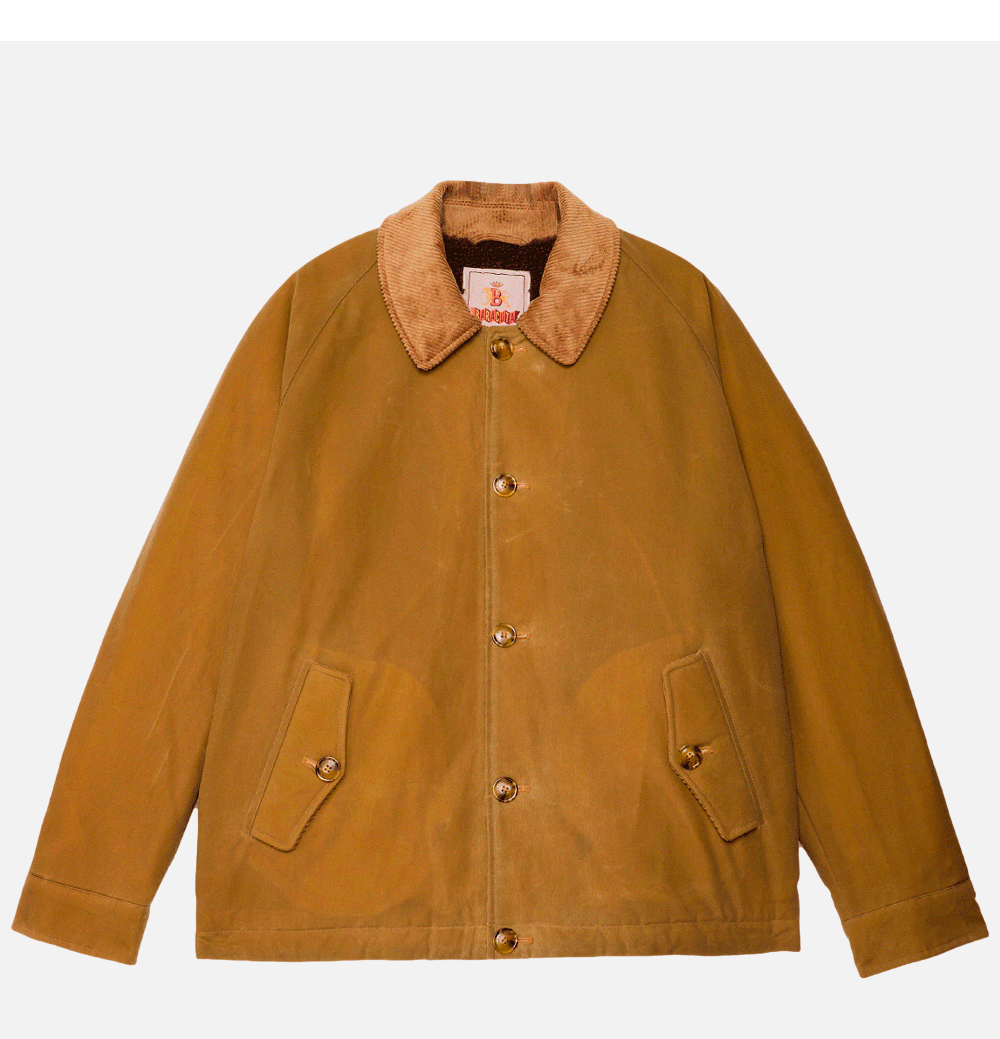 Baracuta Veste Waxed Deck Tan