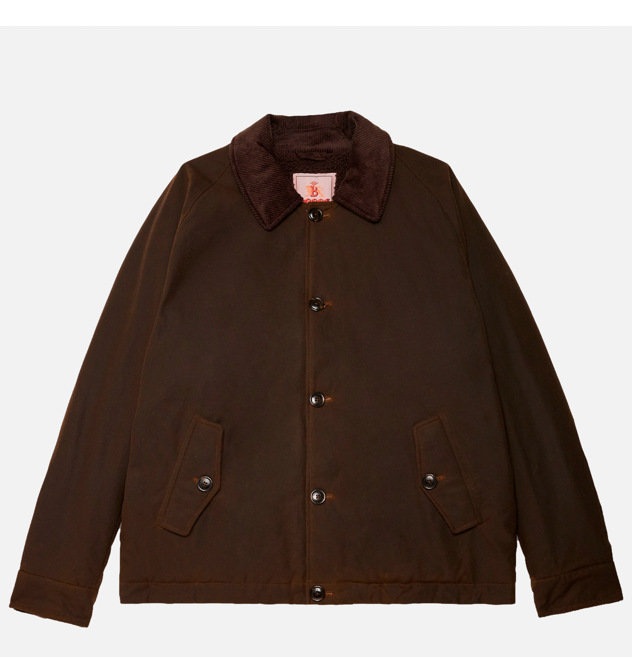 Baracuta Veste Waxed Deck Deep Moss