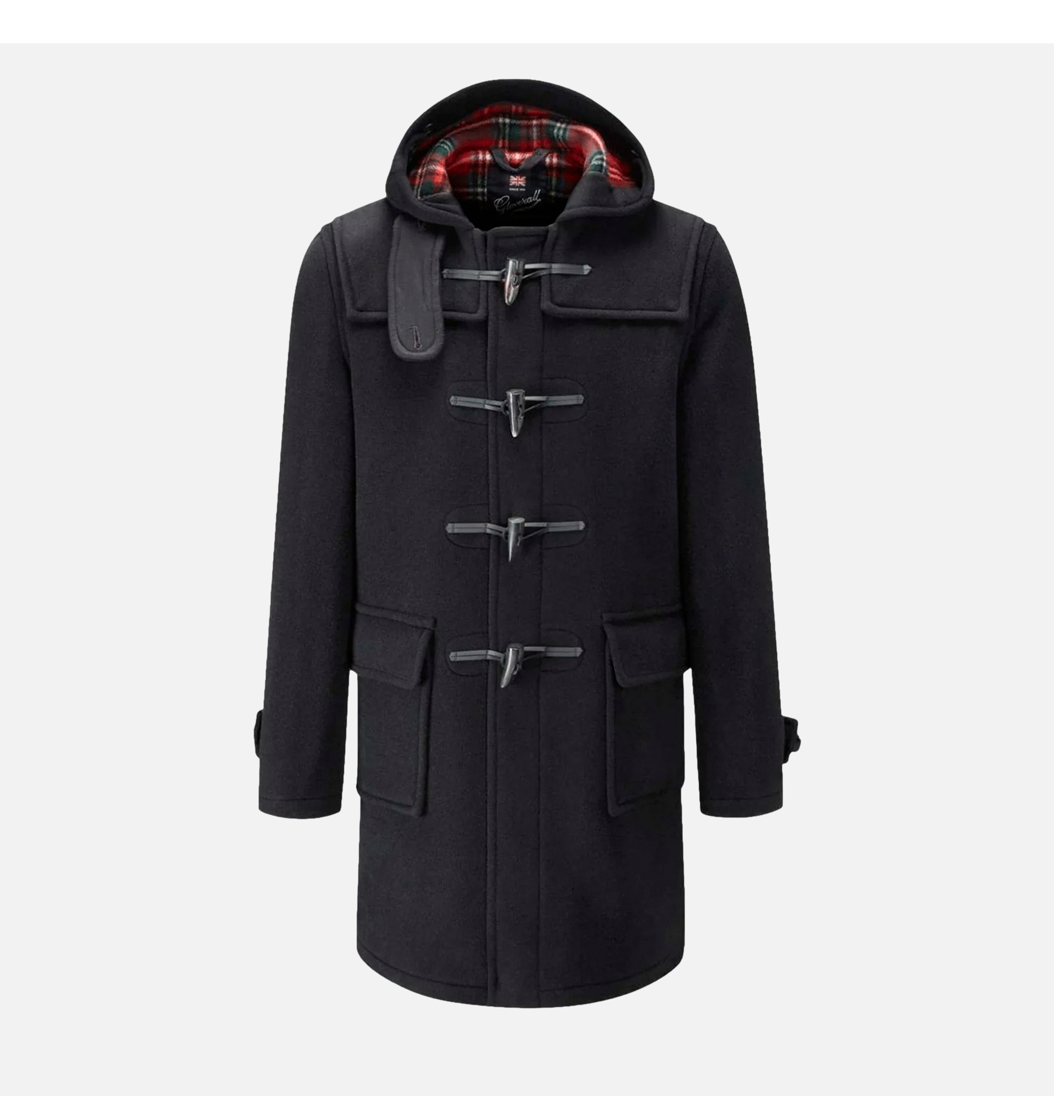 Veste Gloverall Moris Duffle Coat Blacktewart