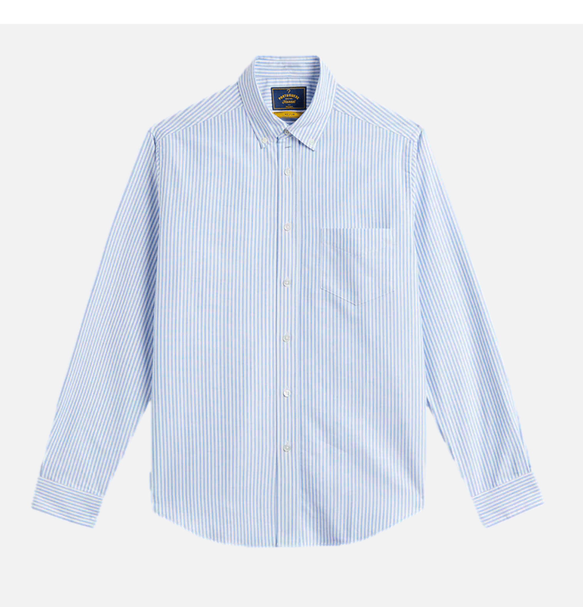 Chemise Portuguese Flannel Belavista Stripes blue