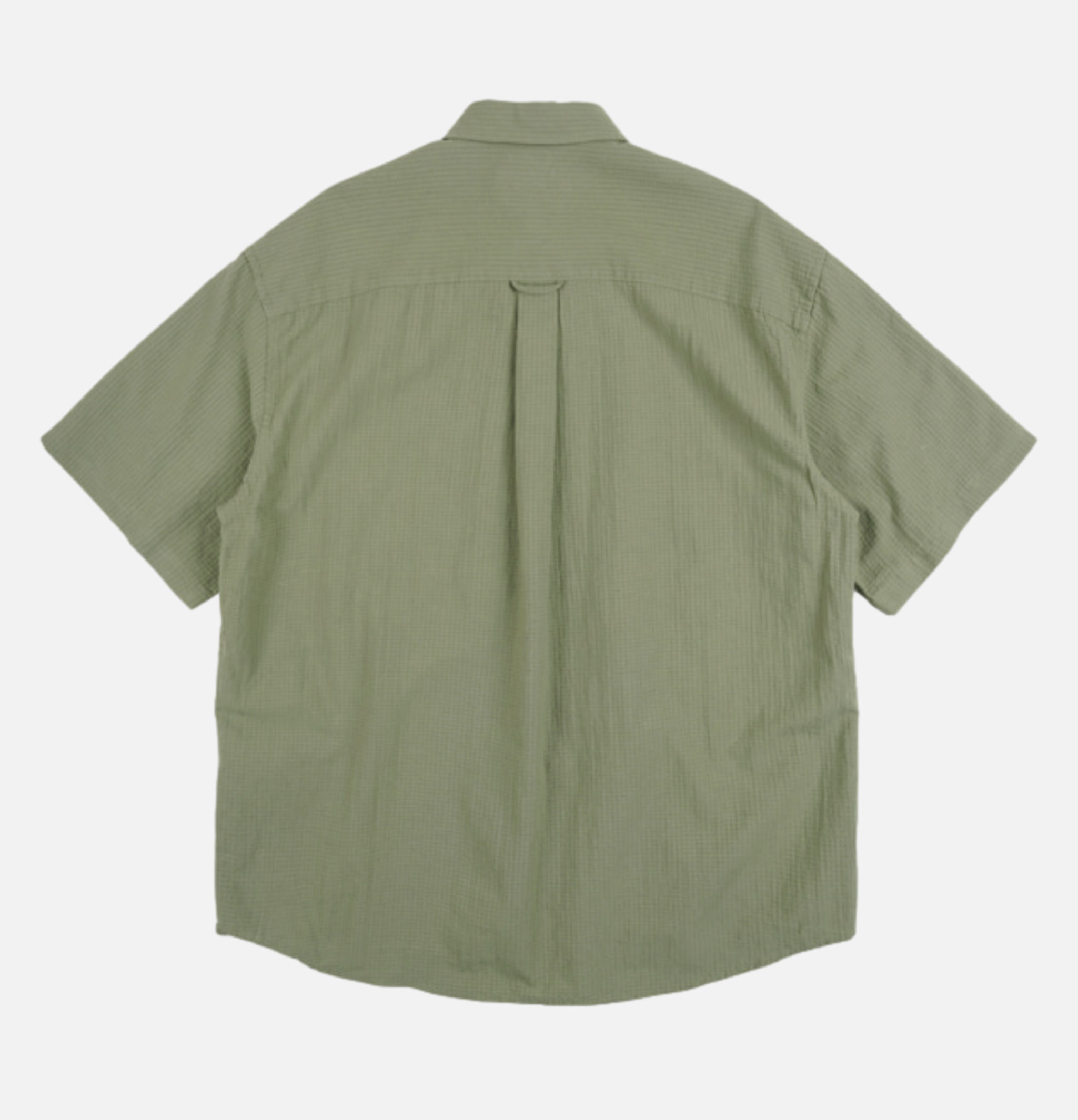 Frizmworks Chemise Dobby Seersucker Half Olive