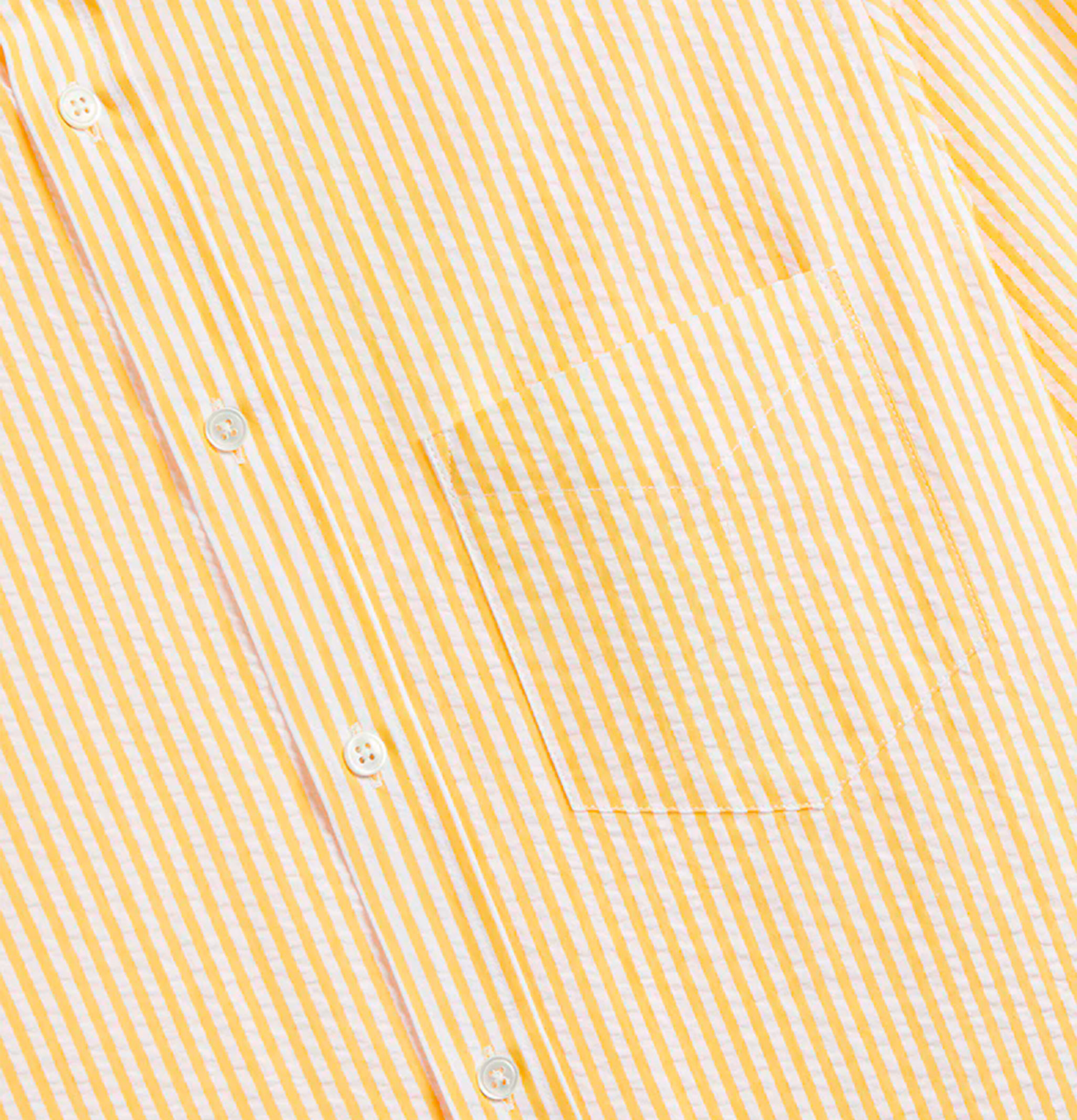 Portuguese Flannel Chemise Atlantico Stripe Jaune