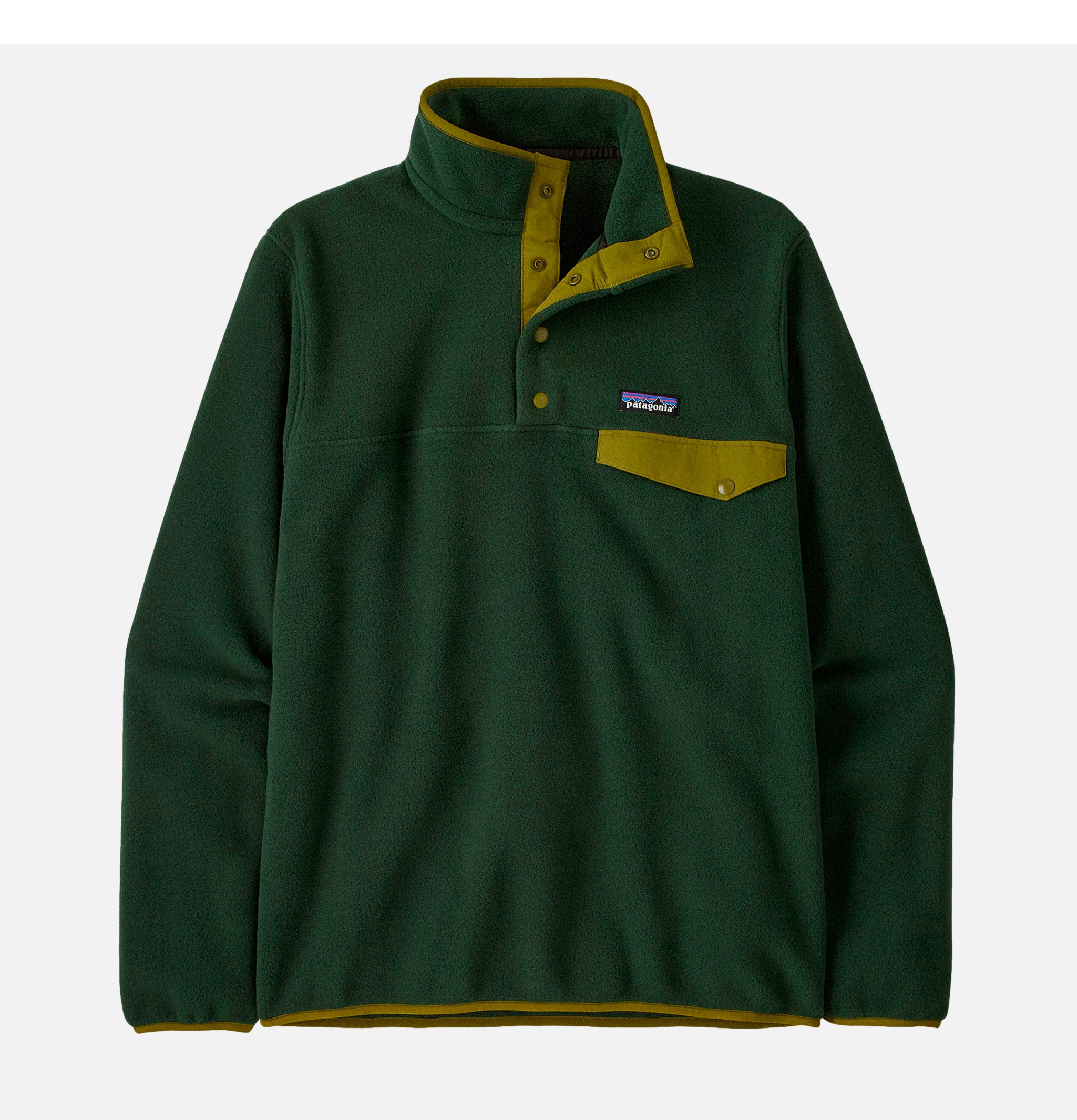 Polaire Patagonia M's Lw Synch Snap Old Growth Green