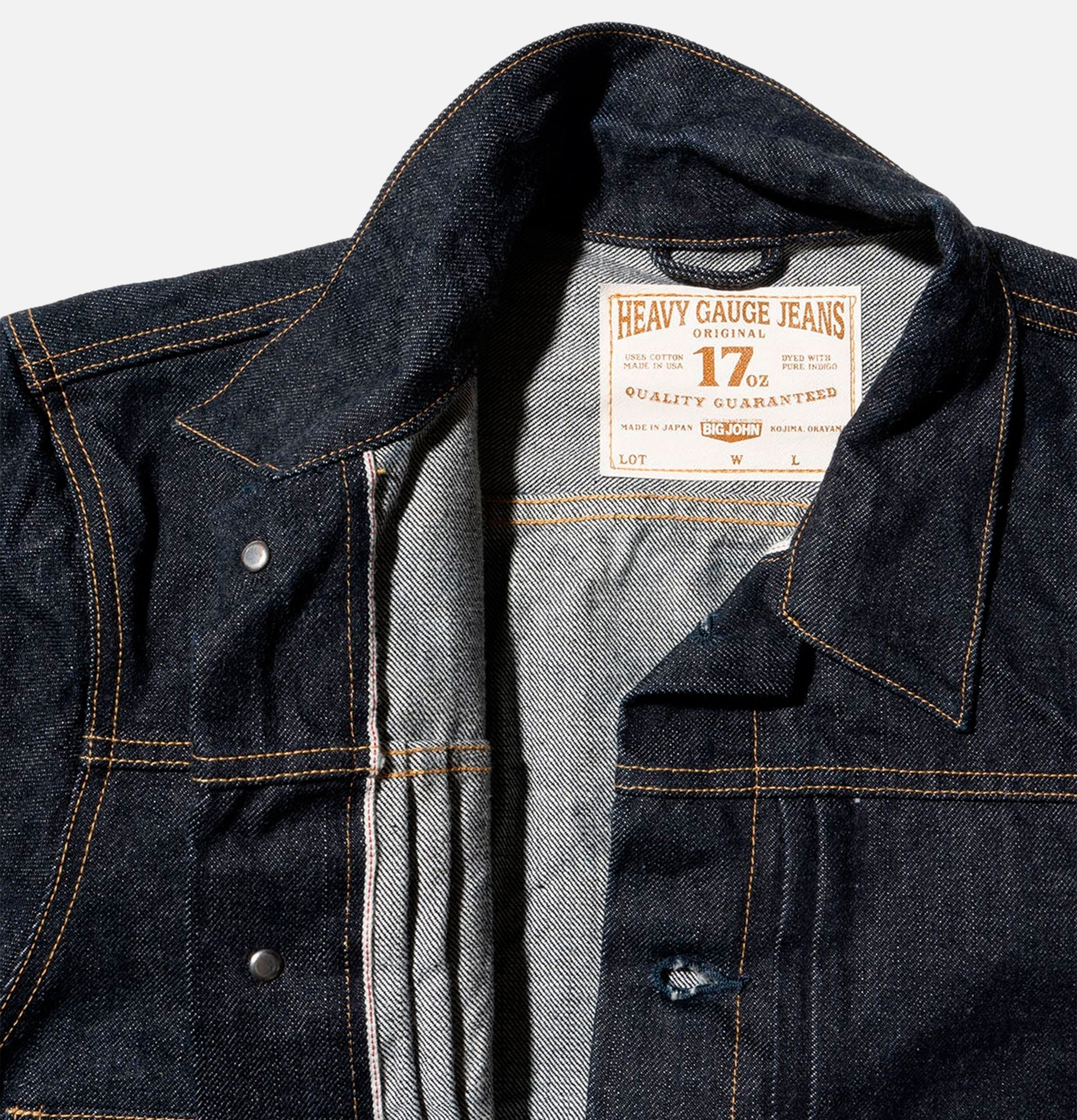 Big John Type 2 Jacket 17oz Heavy Gauge