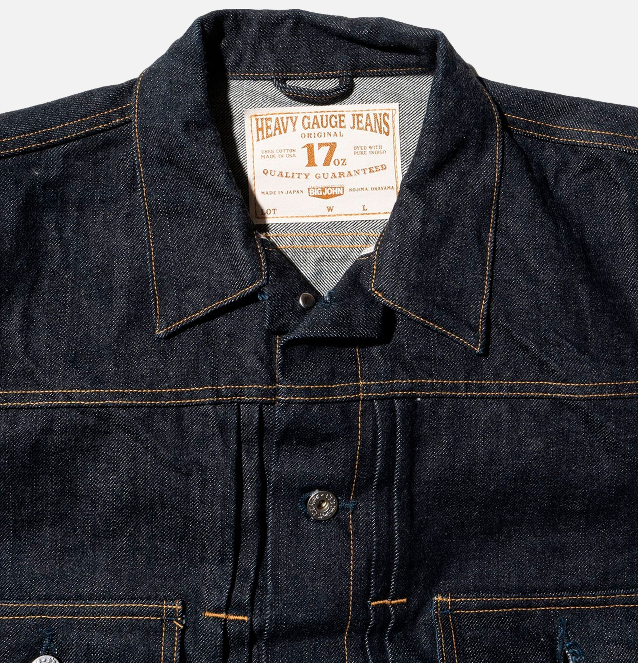 Big John Type 2 Jacket 17oz Heavy Gauge