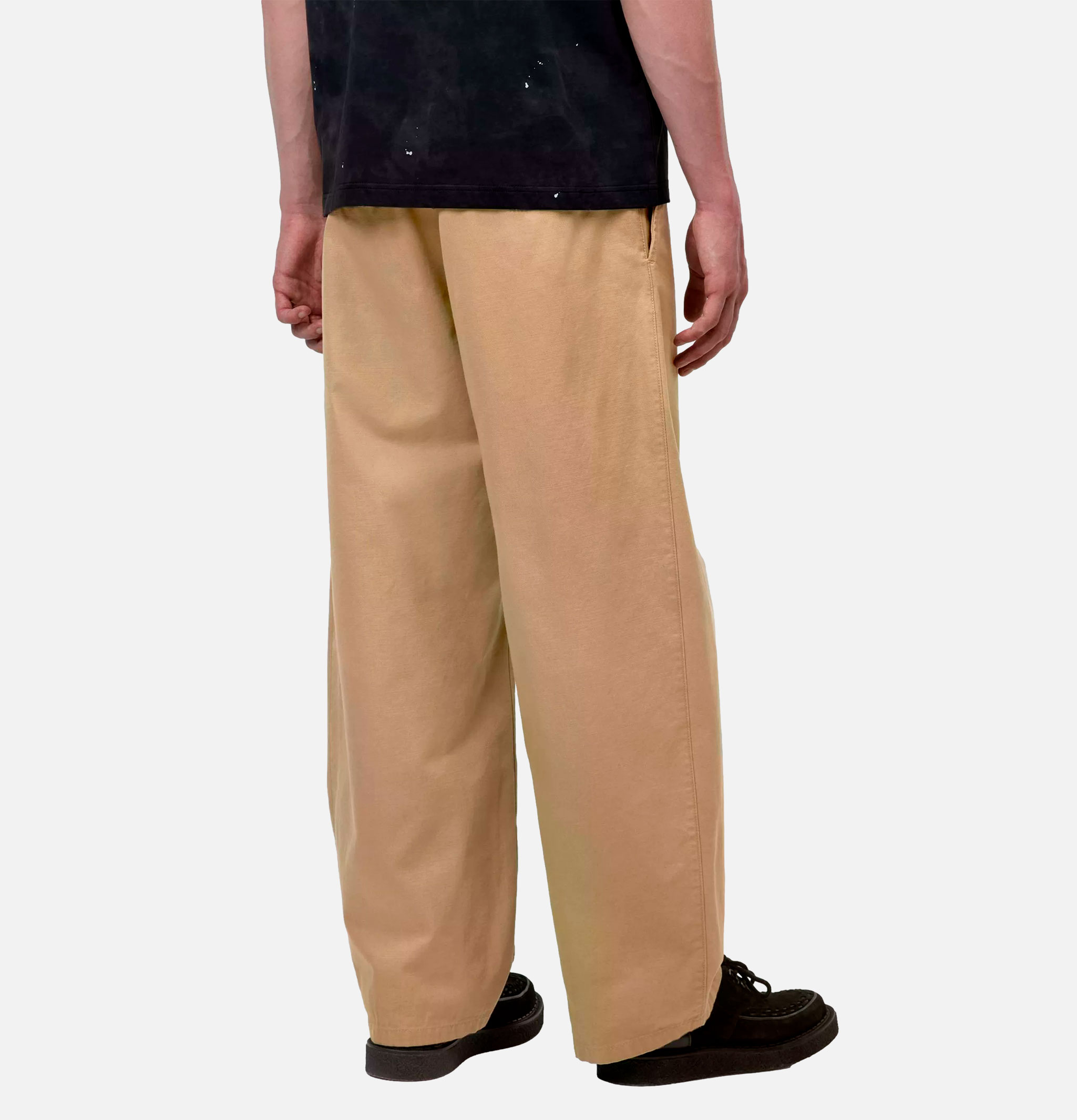 CARHARTT WIP Brady Pants in Copper Twill Leather