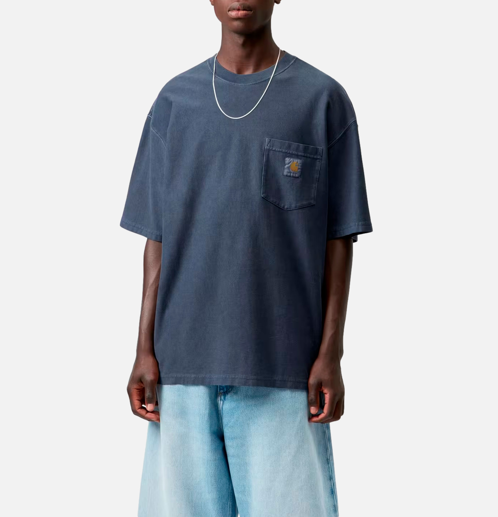 Carhartt WIP | S/S Loose Pocket T-Shirt Navy Dyed | Royalcheese Paris