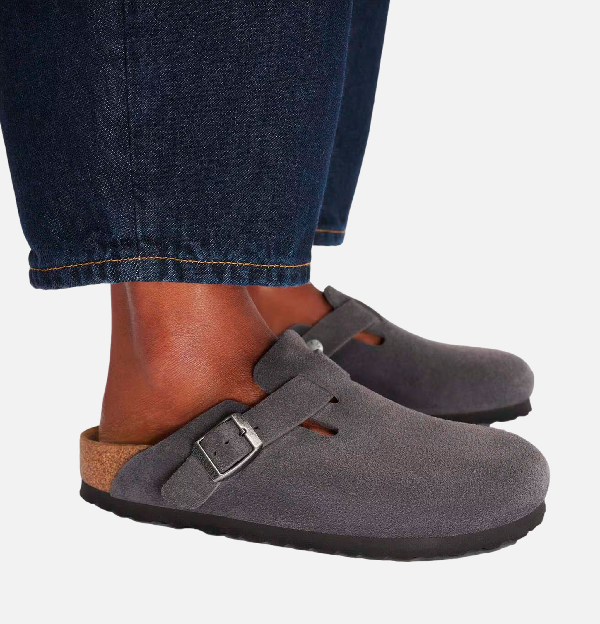 Birksenstock Boston Normal Charcoal