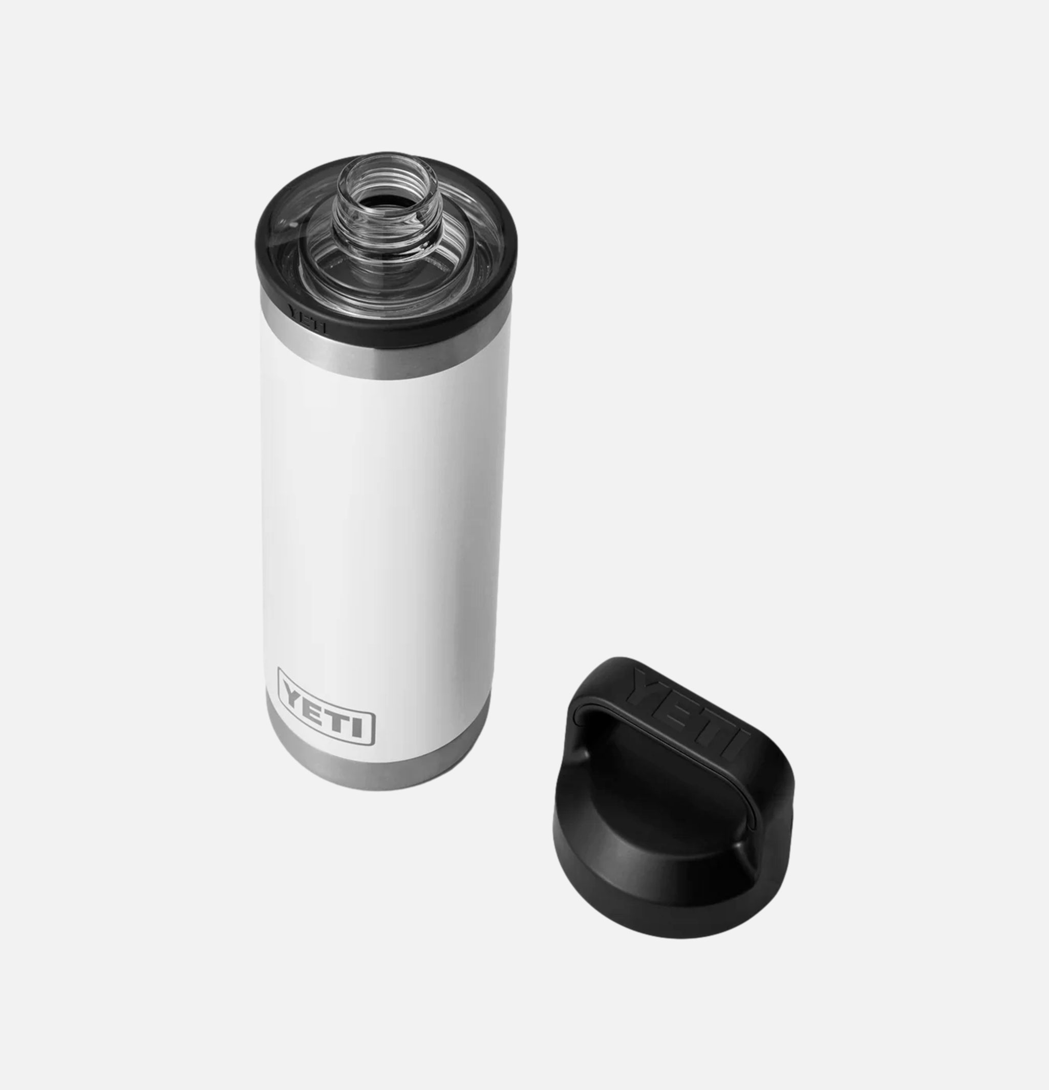 Yeti Rambler Bottle Chug 18oz White