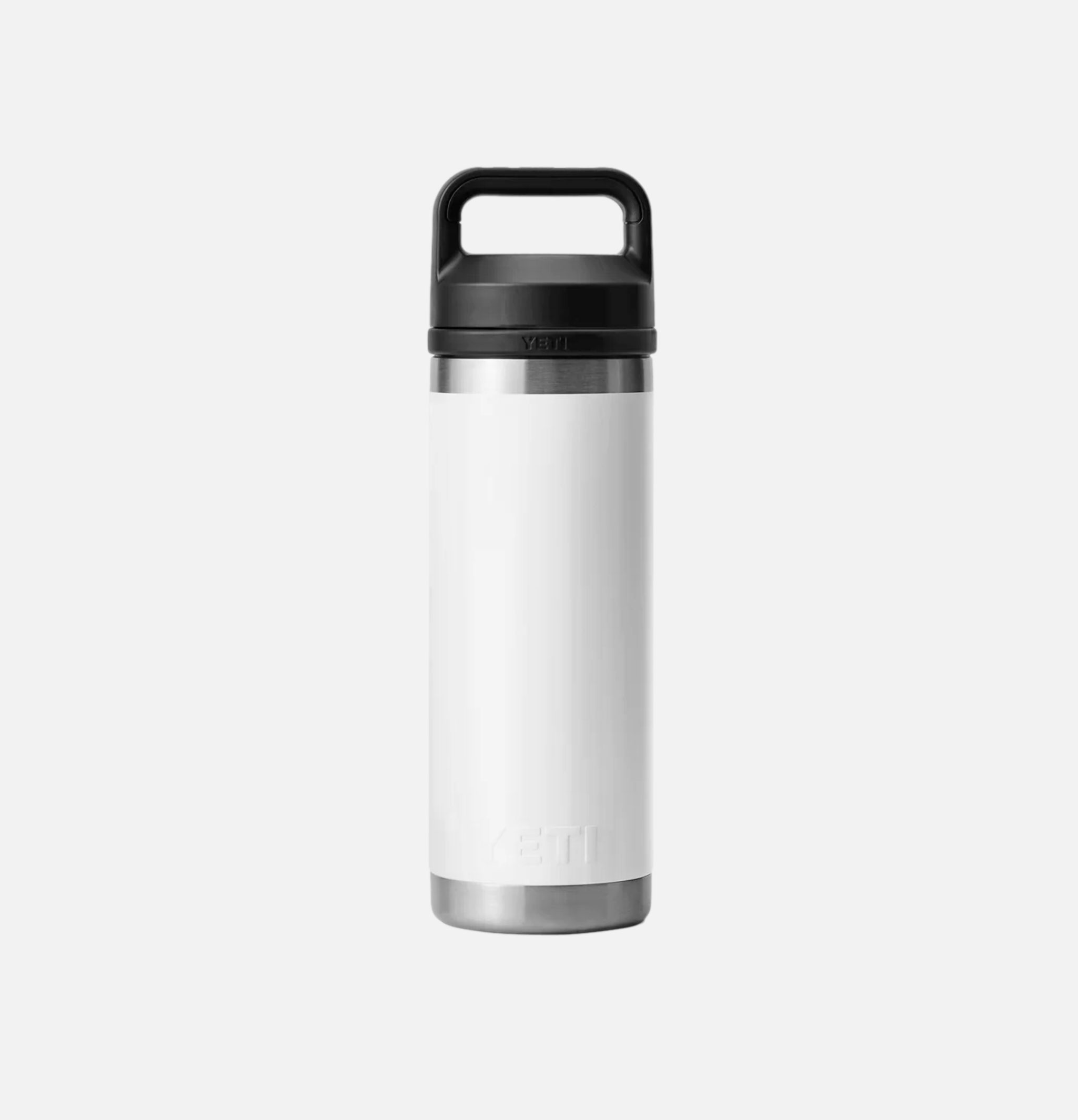Yeti Rambler Bottle Chug 18oz White