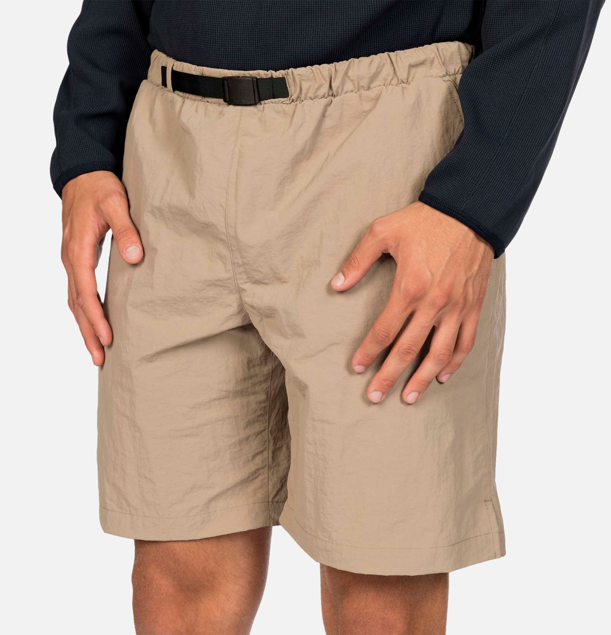 Snow Peak Nylon Washer Shorts Greige