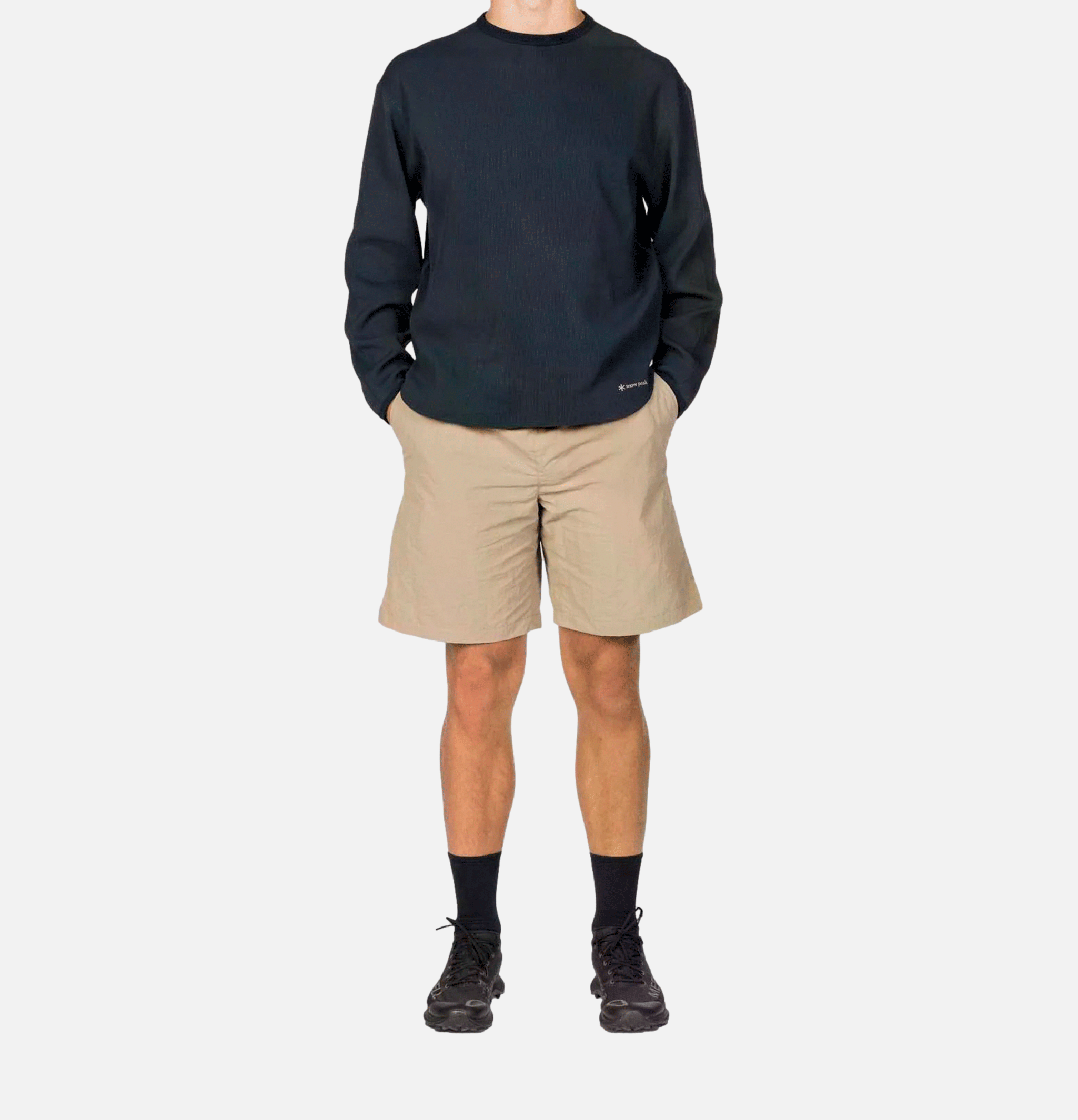 Snow Peak Nylon Washer Shorts Greige