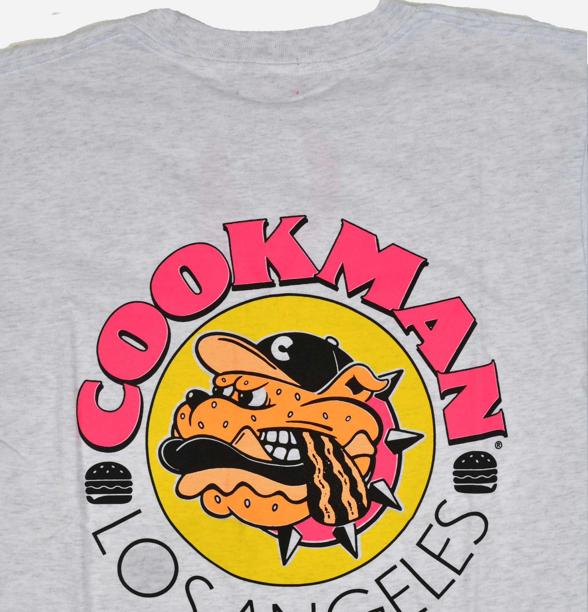 Cookman Burger Dog T-Shirt, Gray