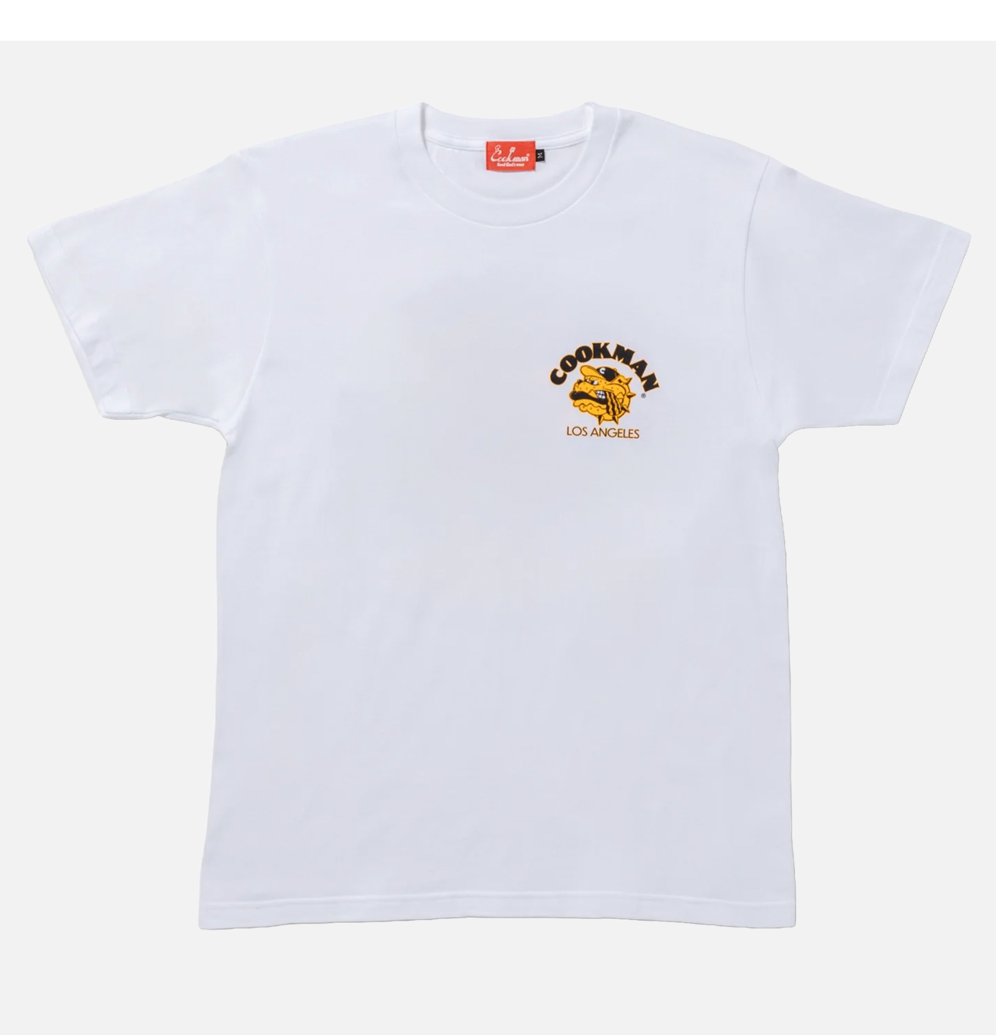Cookman T-shirt Burger Dog Blanc