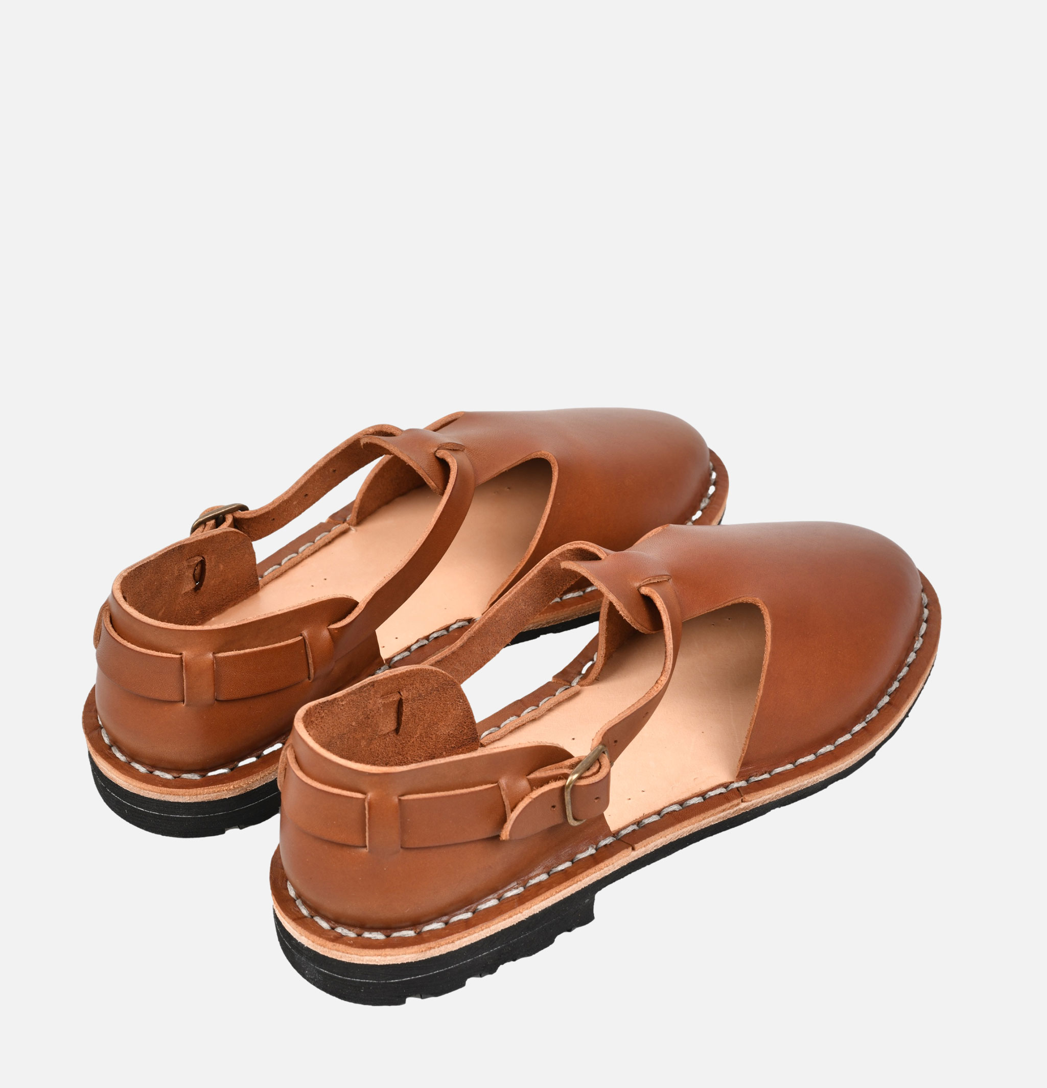 Steve Mono Handcrafted Sandals 10/31 Chocolate