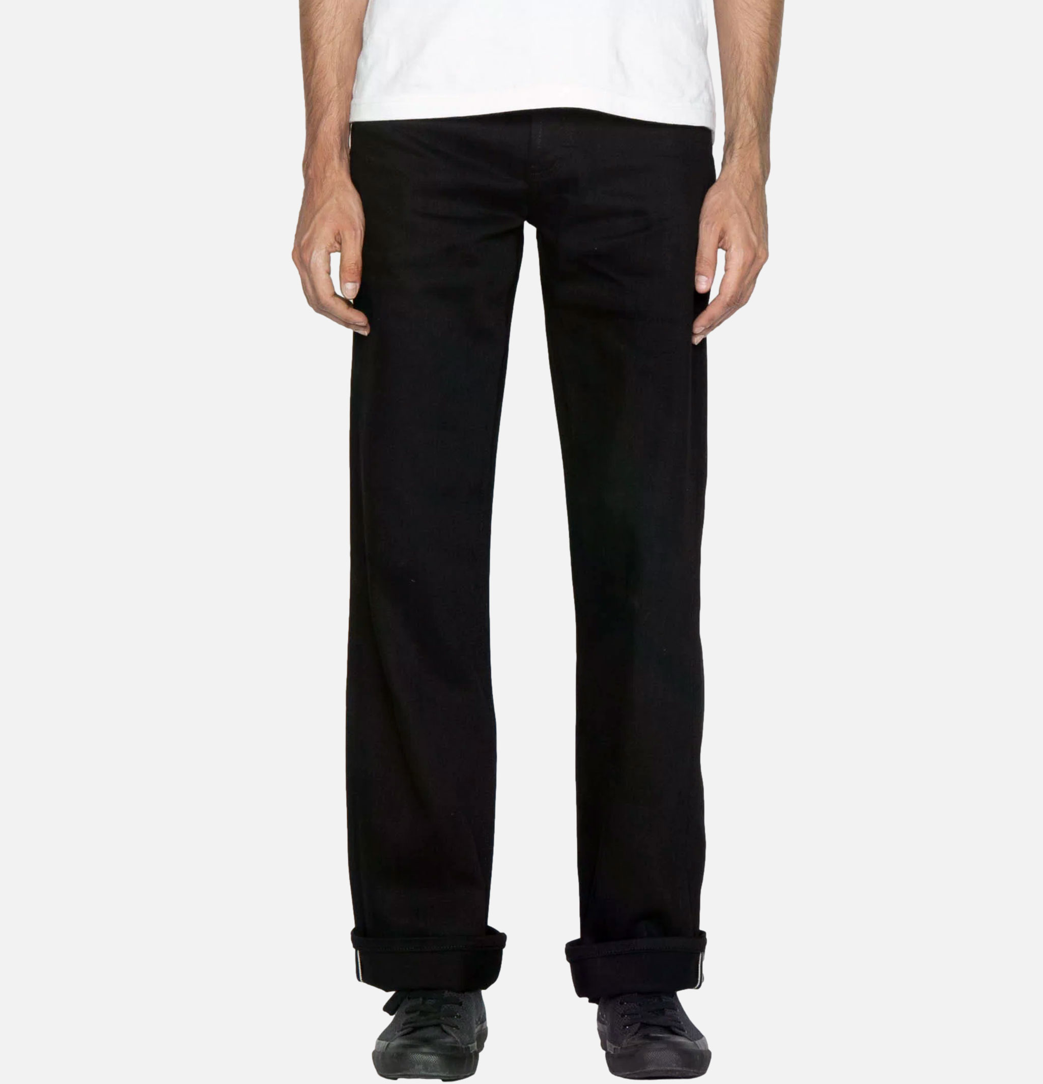 Unbranded Brand Jean UB744 Wide Straight Fit Selvedge 11oz