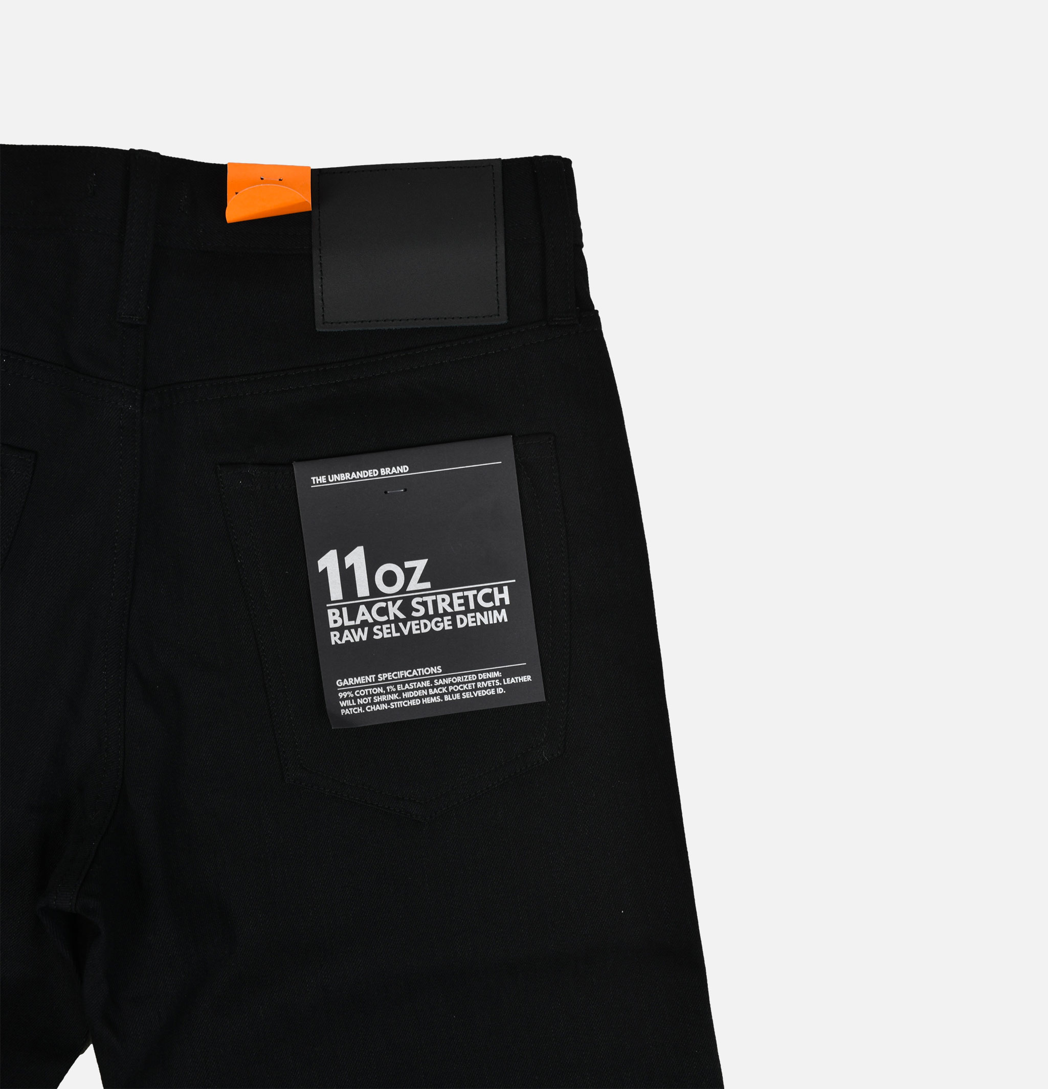 Unbranded Brand Jean UB744 Wide Straight Fit Selvedge 11oz
